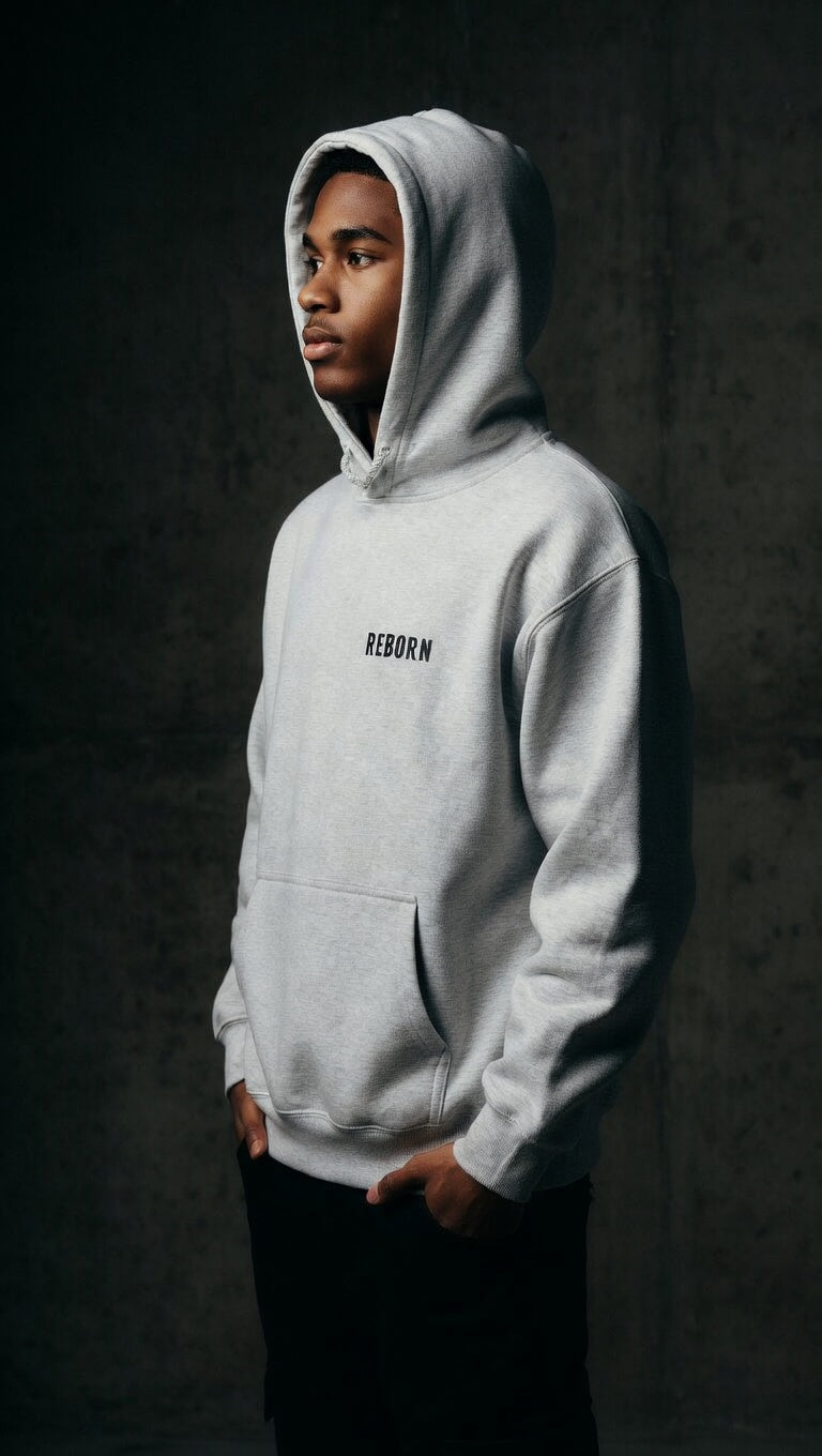 Sudadera con capucha Reborn — ES