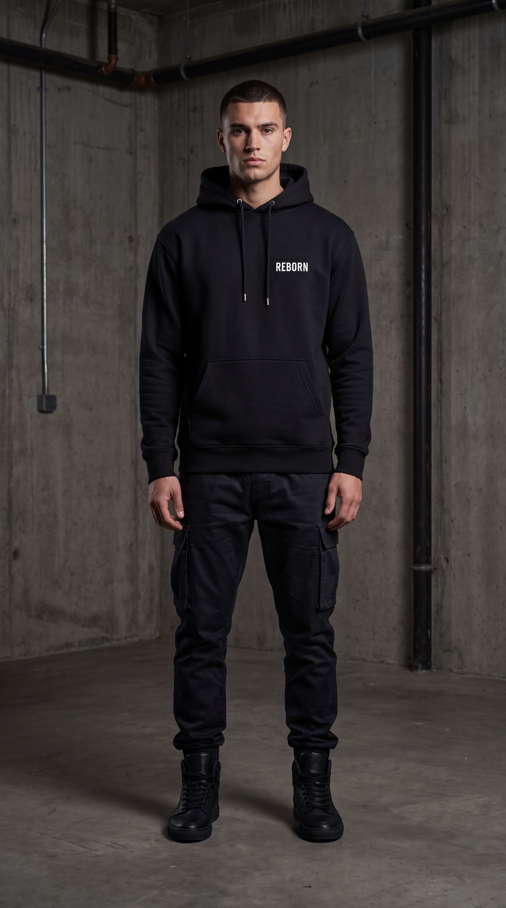 Sudadera con capucha Reborn — ES