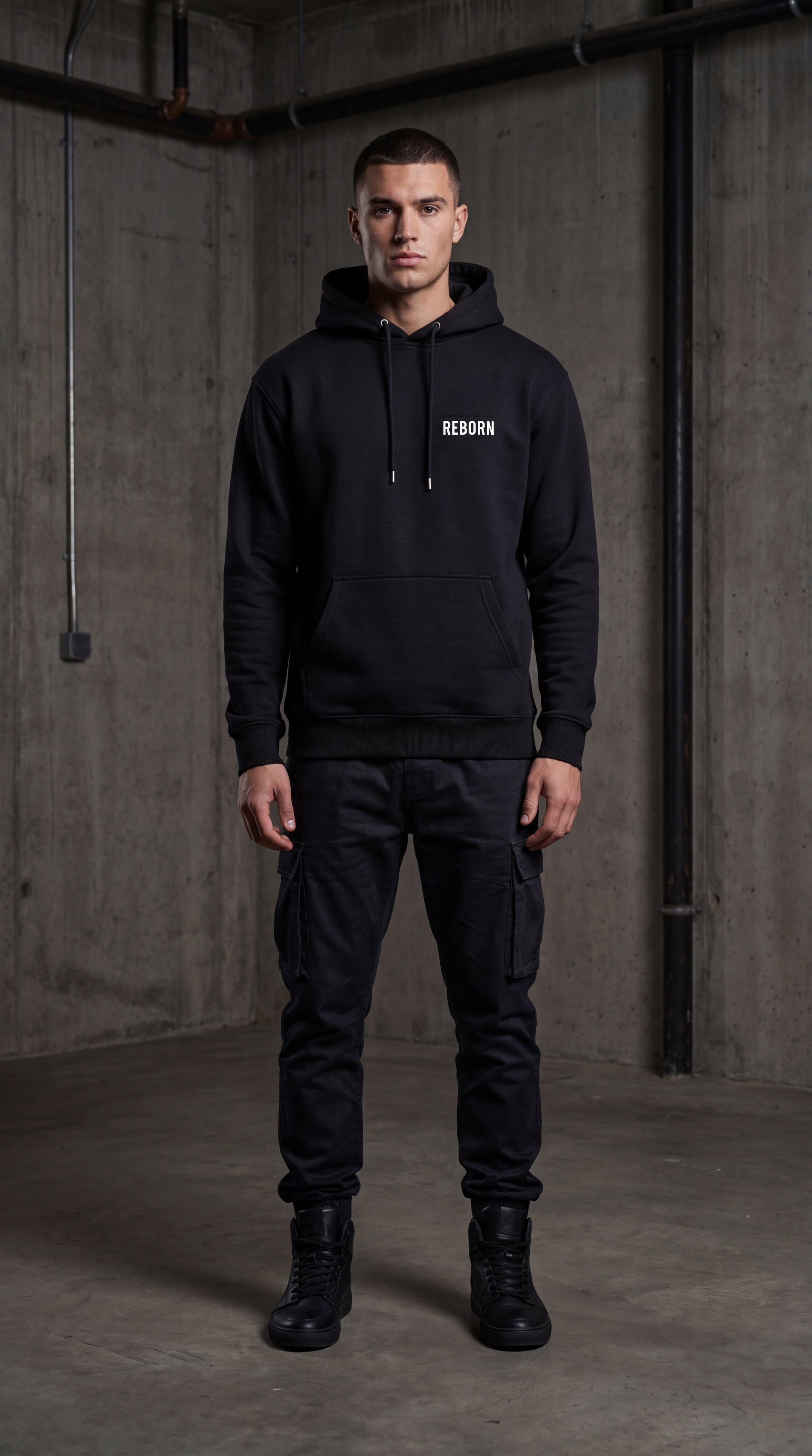 Sudadera con capucha Reborn — ES