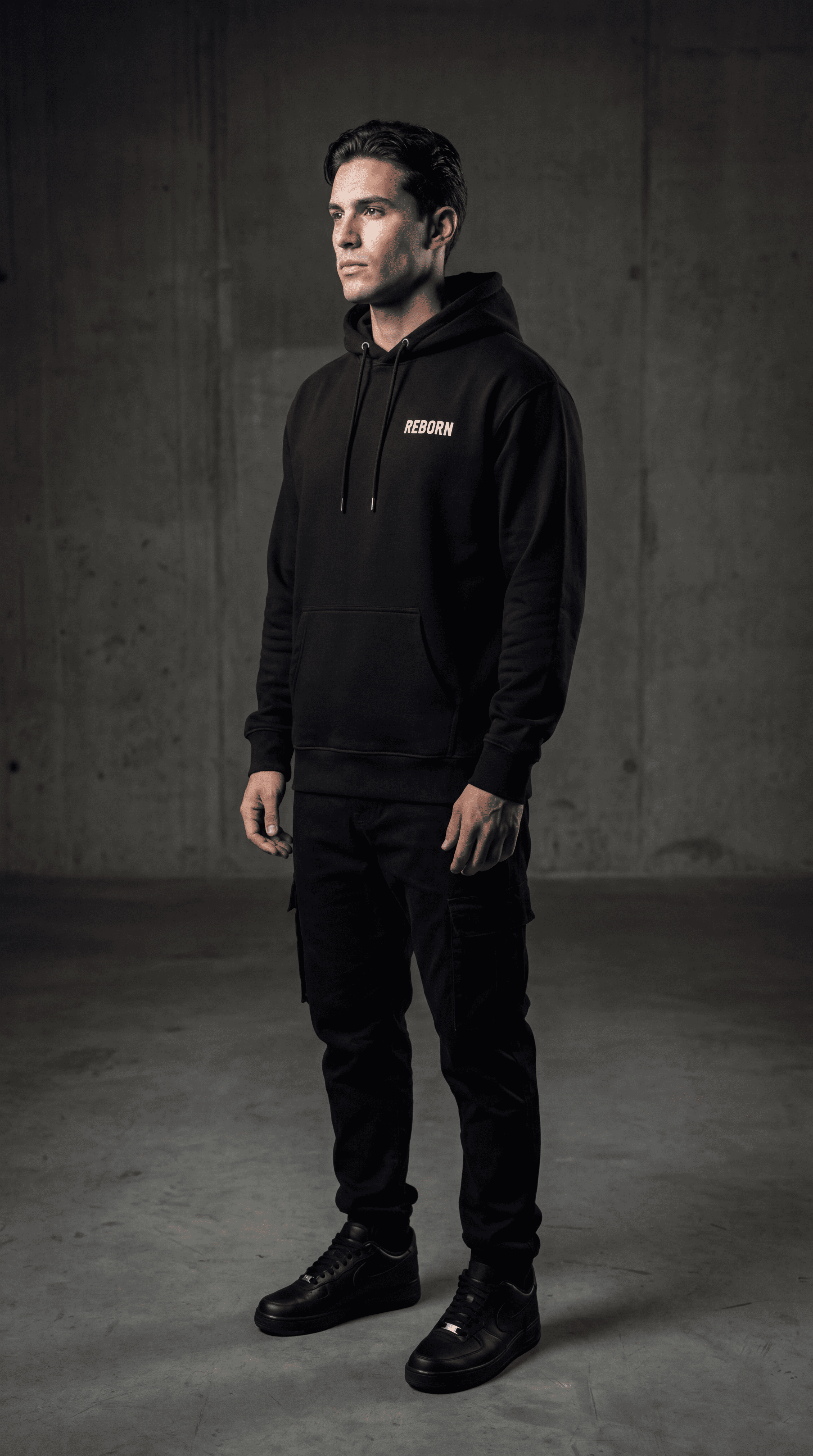 Sudadera con capucha Reborn — ES
