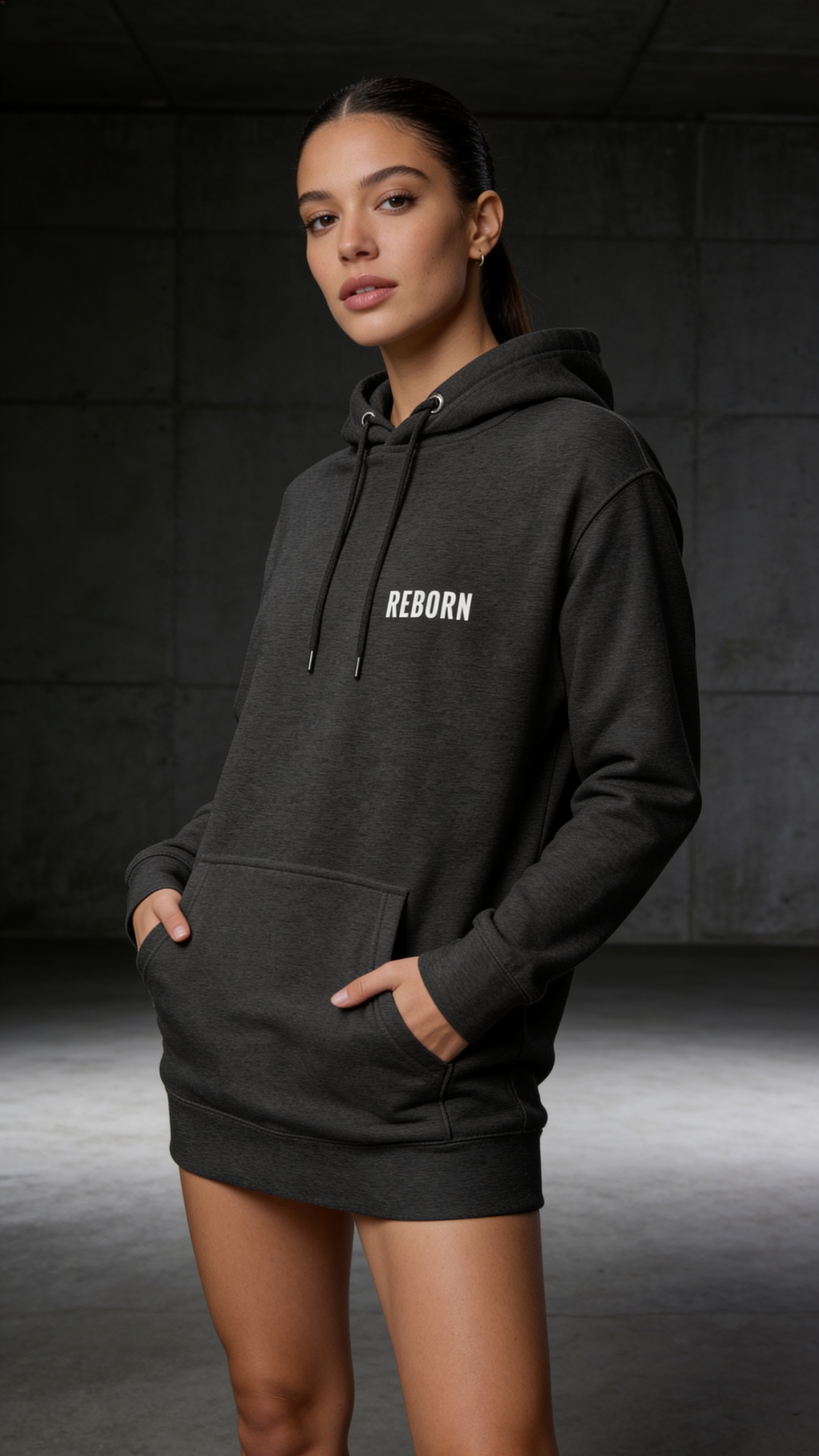 Sudadera con capucha Reborn — ES