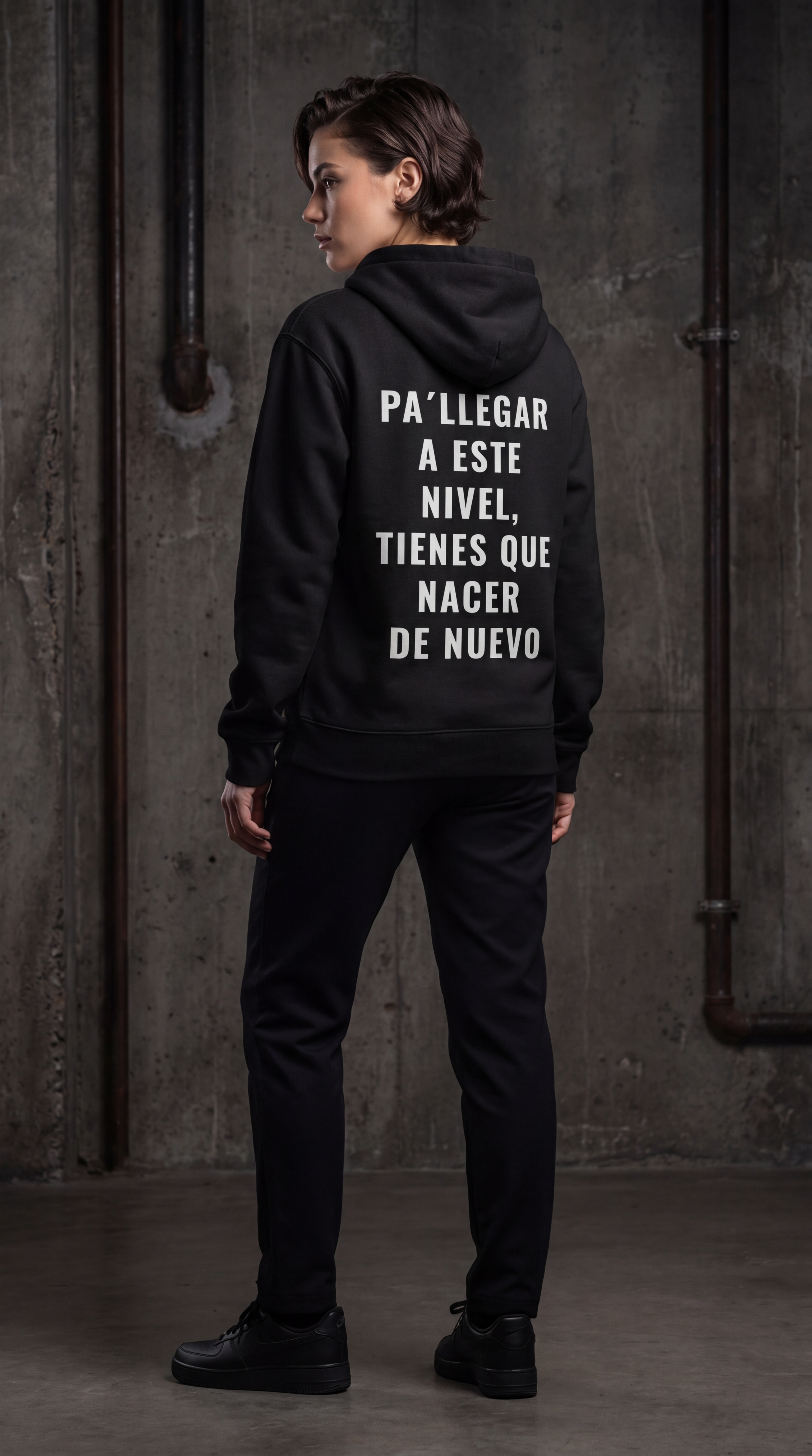 Sudadera con capucha Reborn — ES