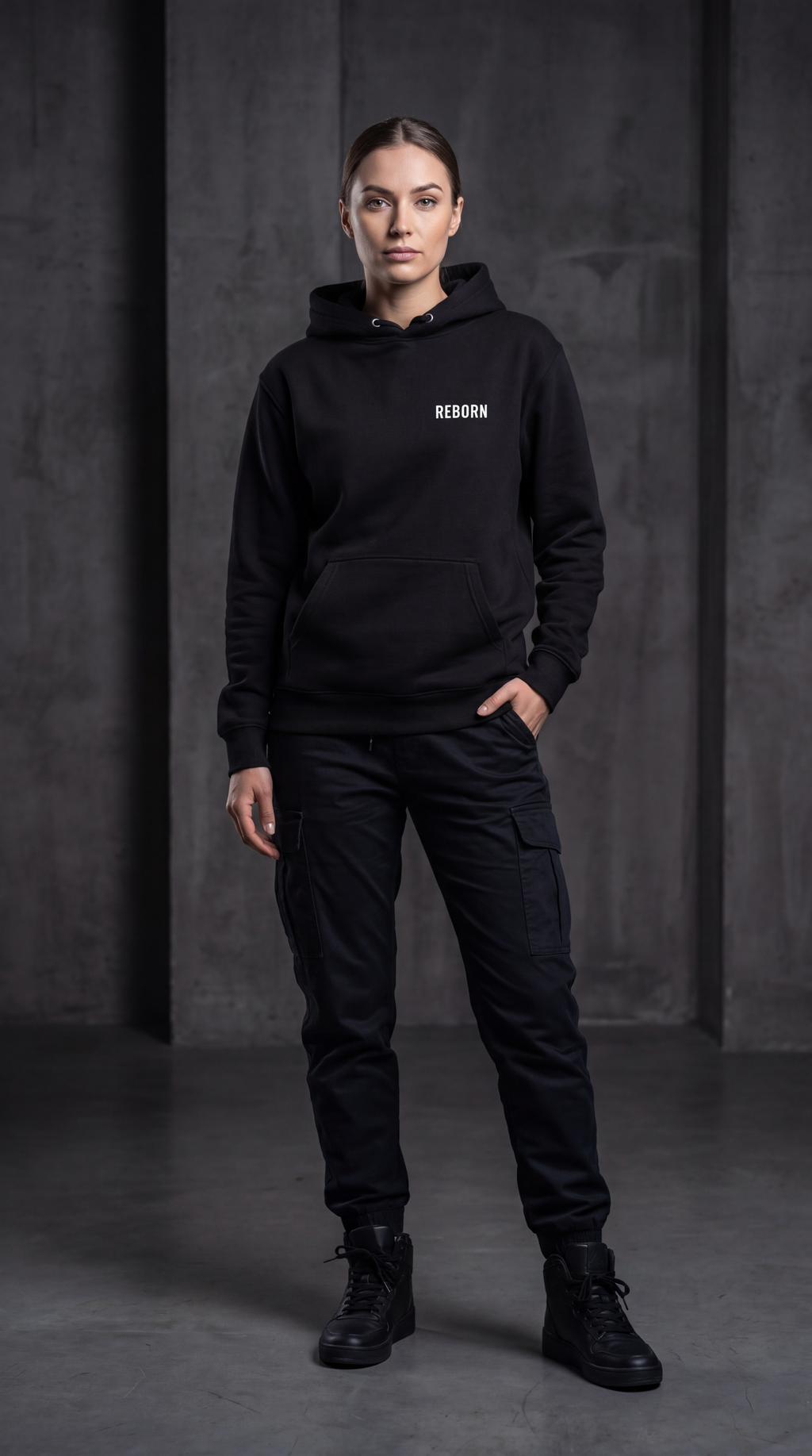 Sudadera con capucha Reborn — ES