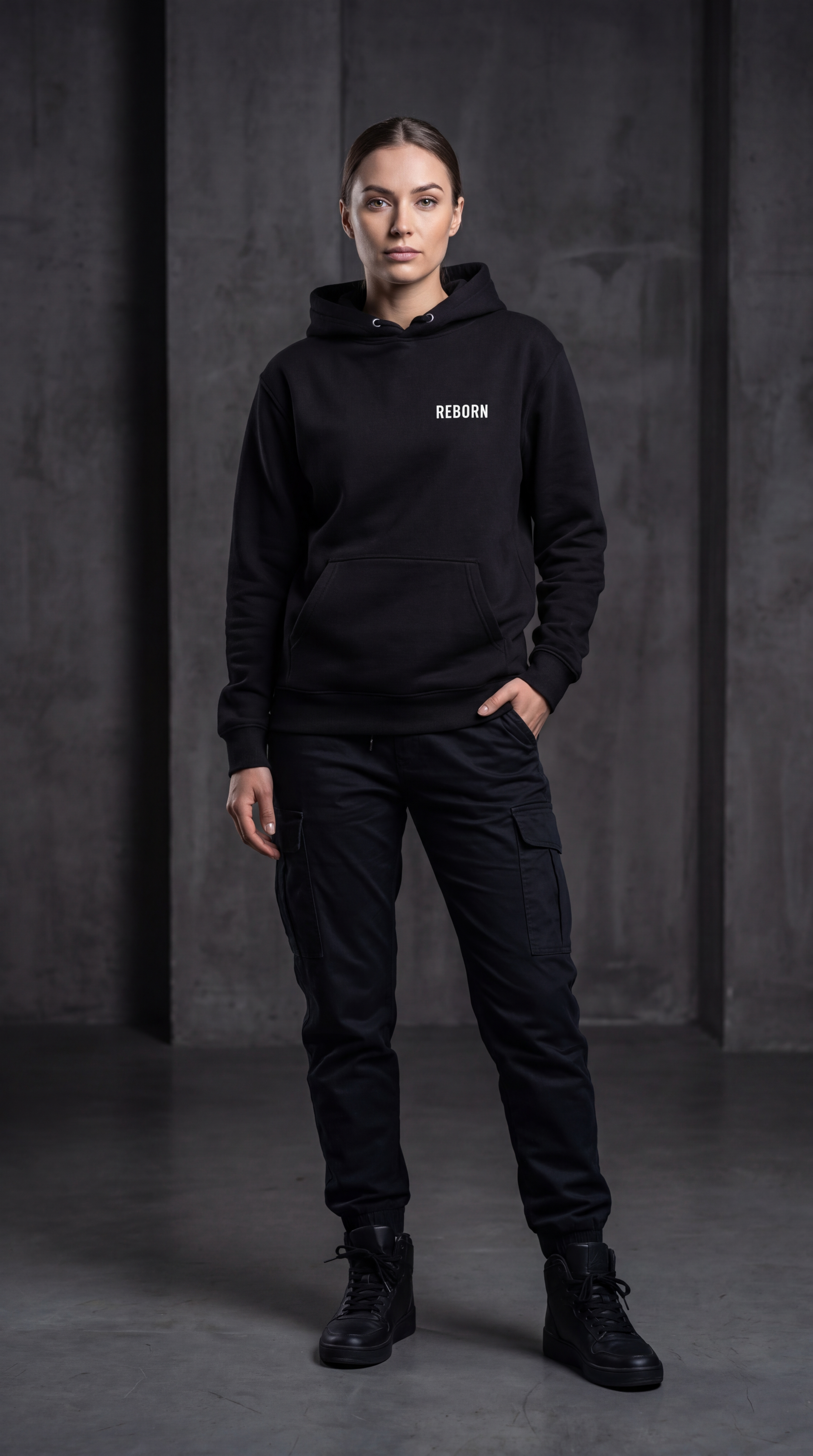 Sudadera con capucha Reborn — ES