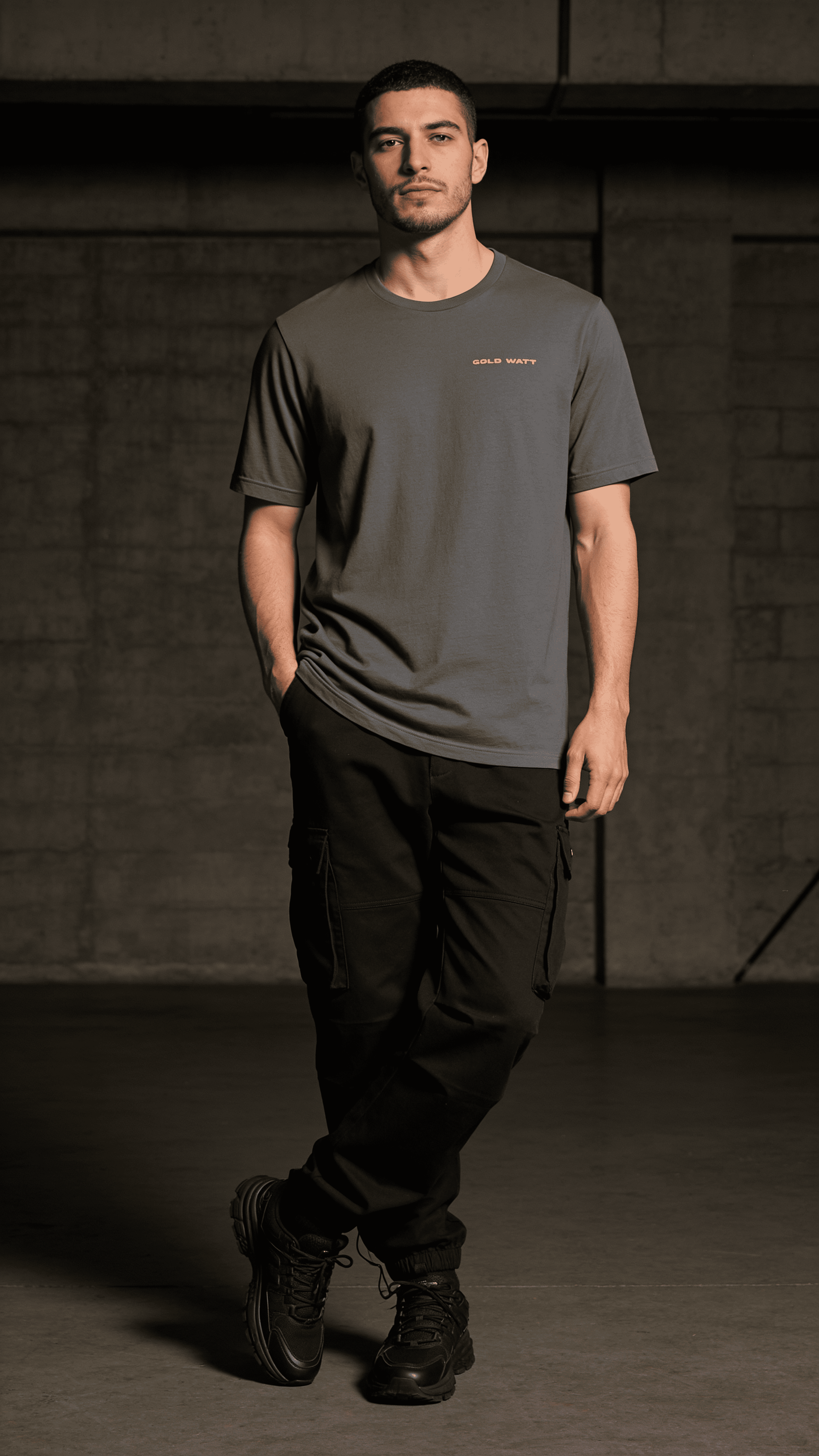 DESIGUALES T-Shirt — Gold Watt