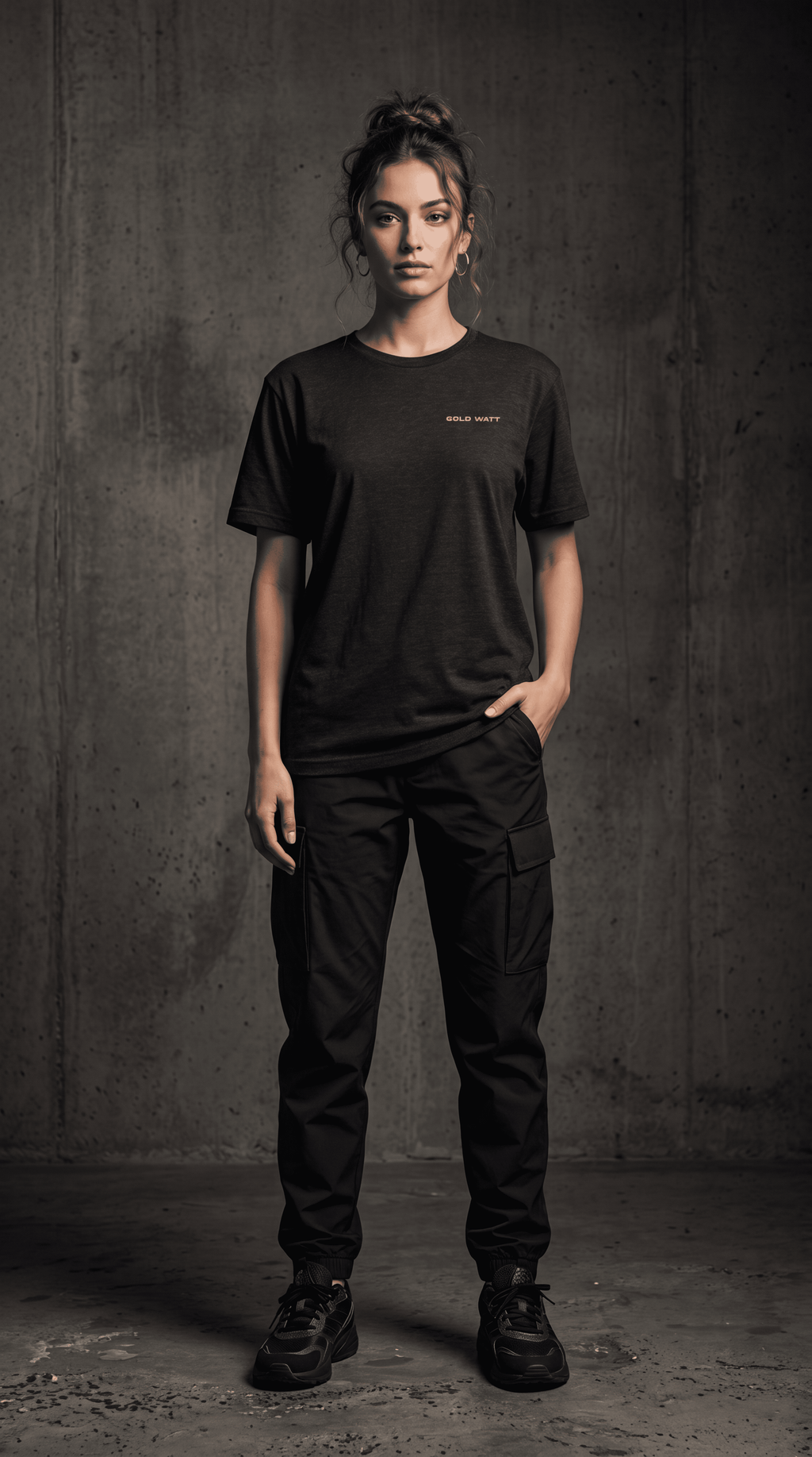 DESIGUALES T-Shirt — Gold Watt