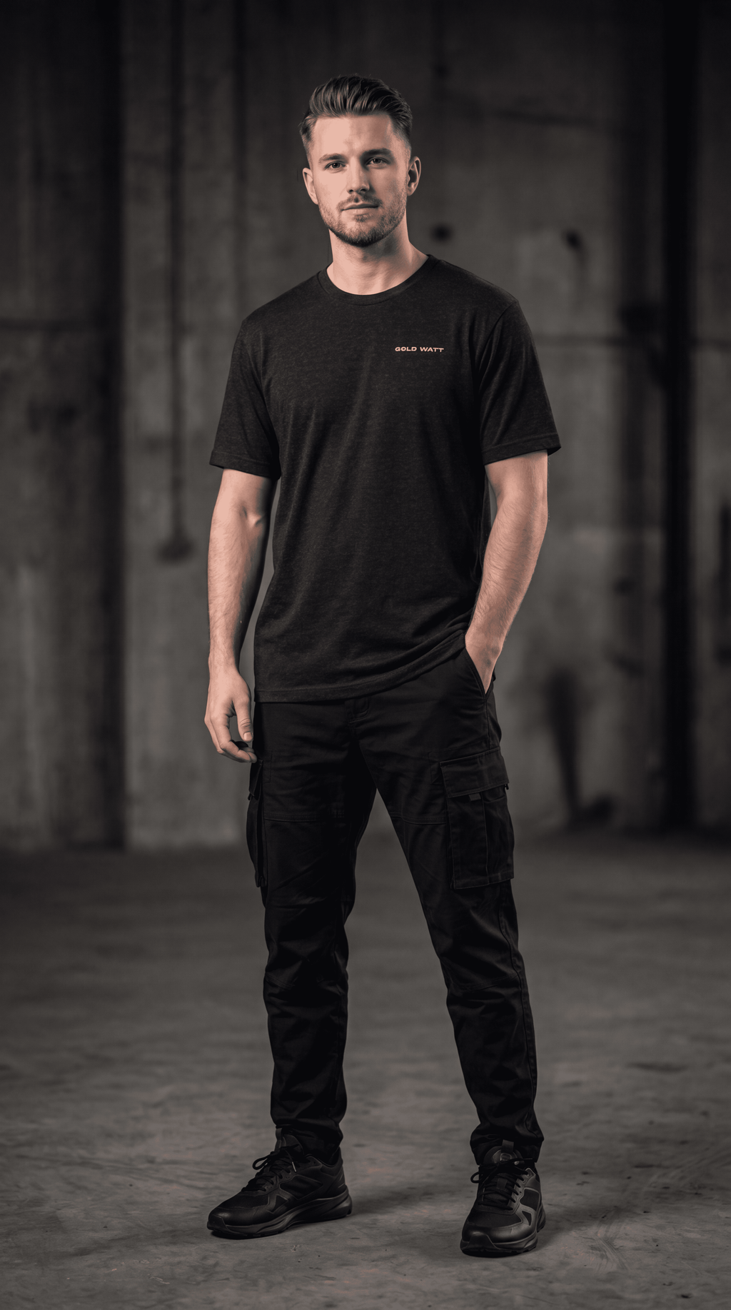 DESIGUALES T-Shirt — Gold Watt