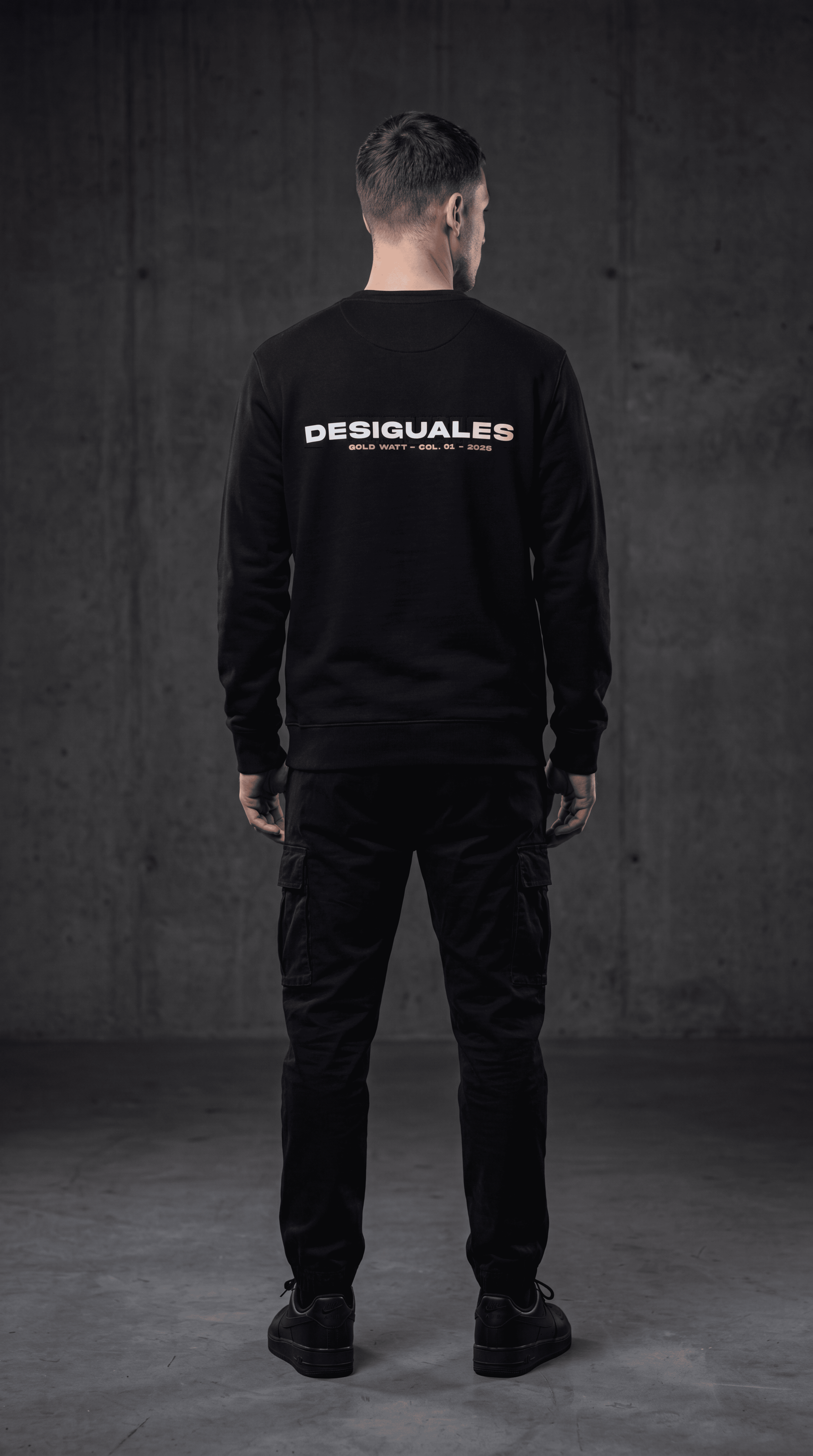 DESIGUALES Sweatshirt — Gold Watt Col. 01