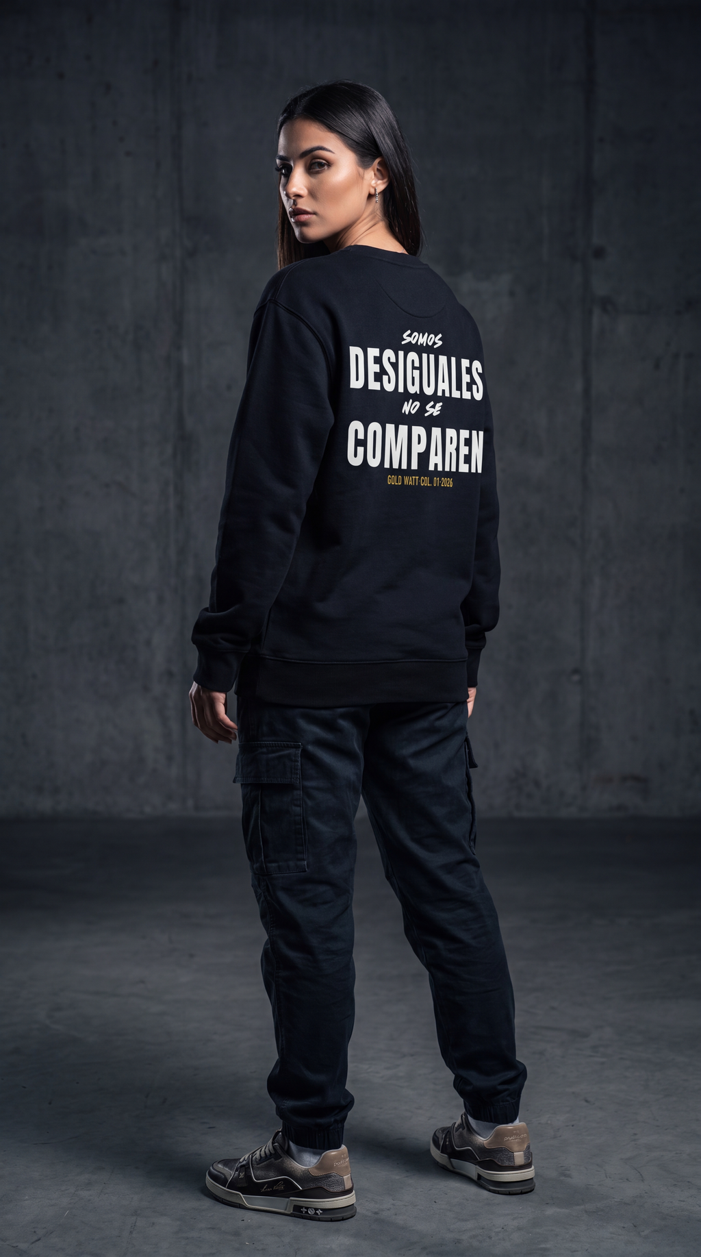 DESIGUALES Sweatshirt — Gold Watt