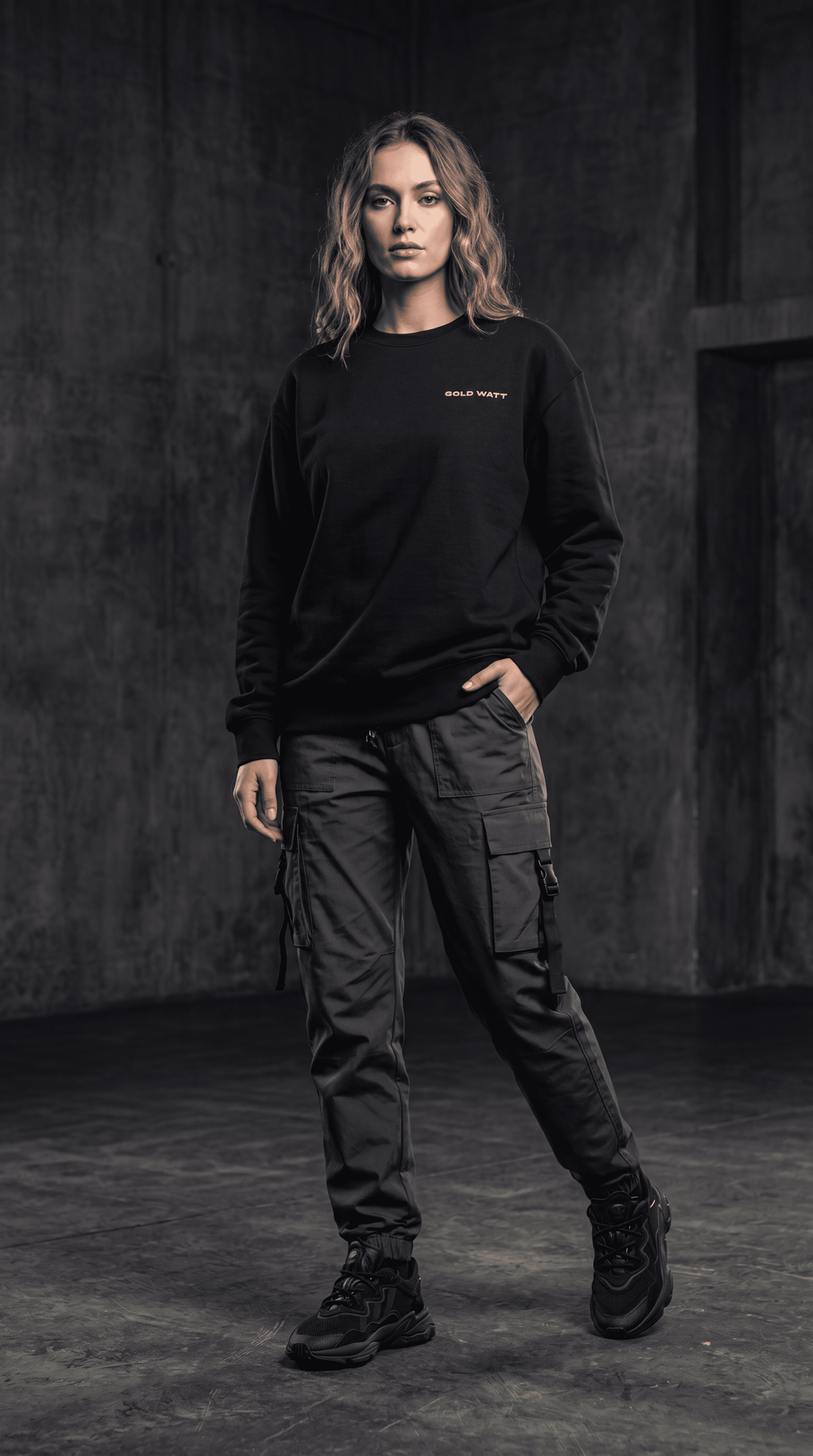 DESIGUALES Sweatshirt — Gold Watt