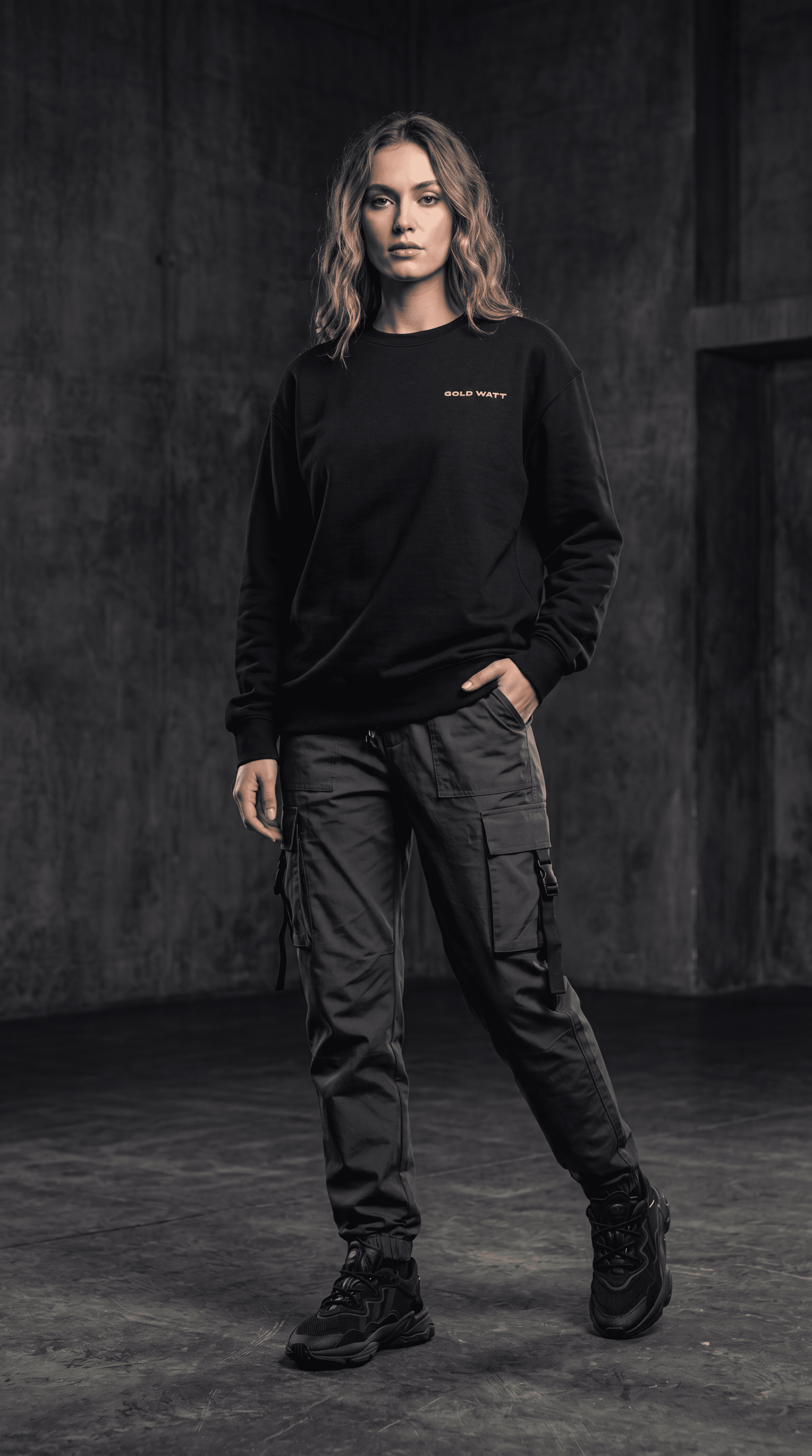DESIGUALES Sweatshirt — Gold Watt Col. 01