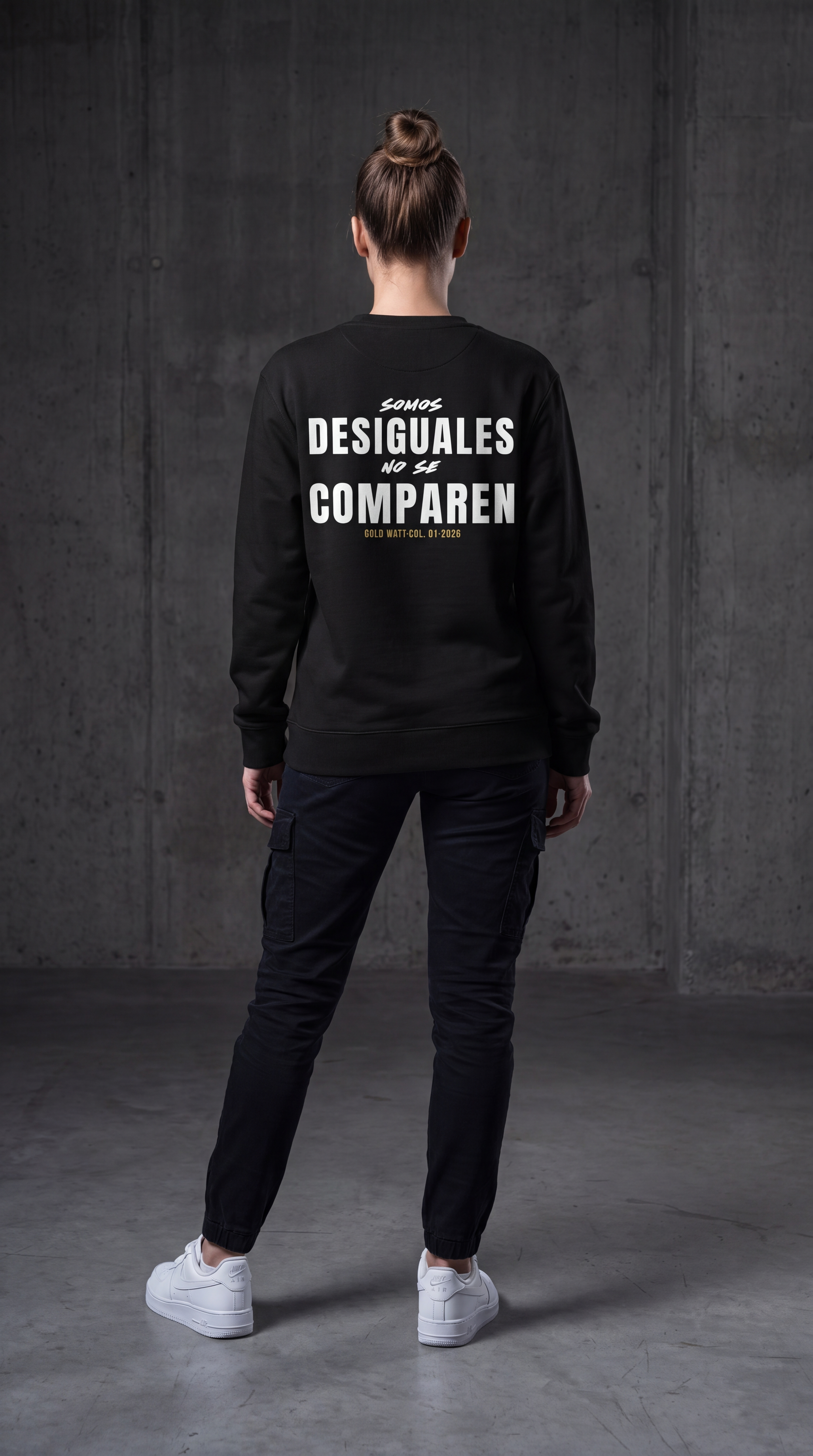 DESIGUALES Sweatshirt — Gold Watt