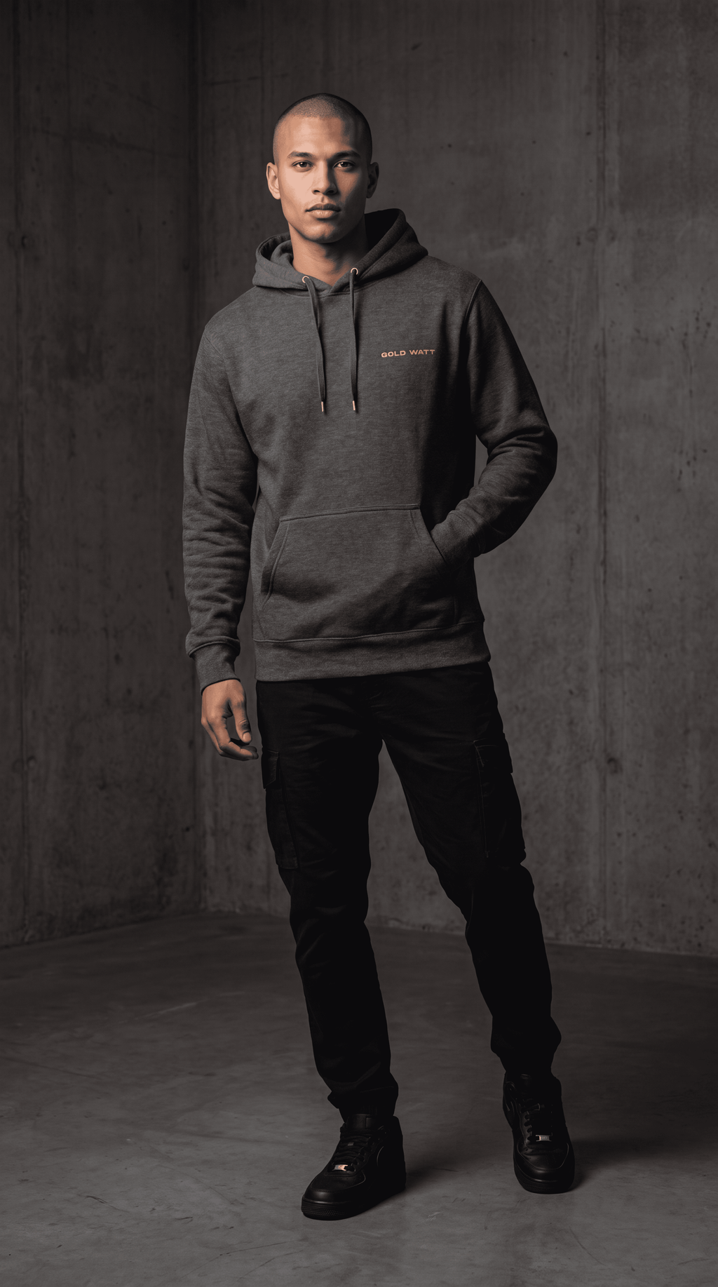 DESIGUALES Hoodie — Gold Watt