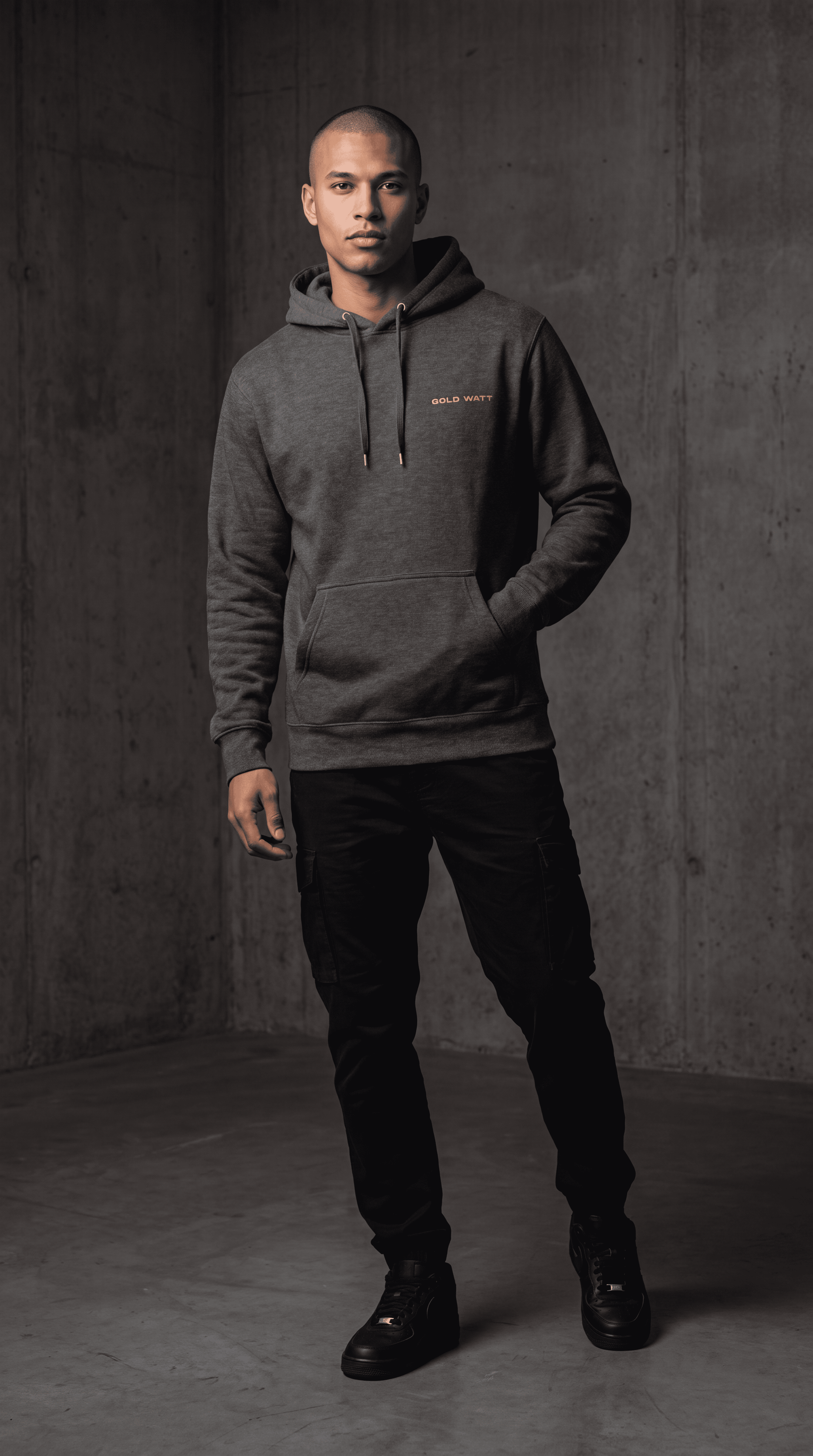 DESIGUALES Hoodie — Gold Watt