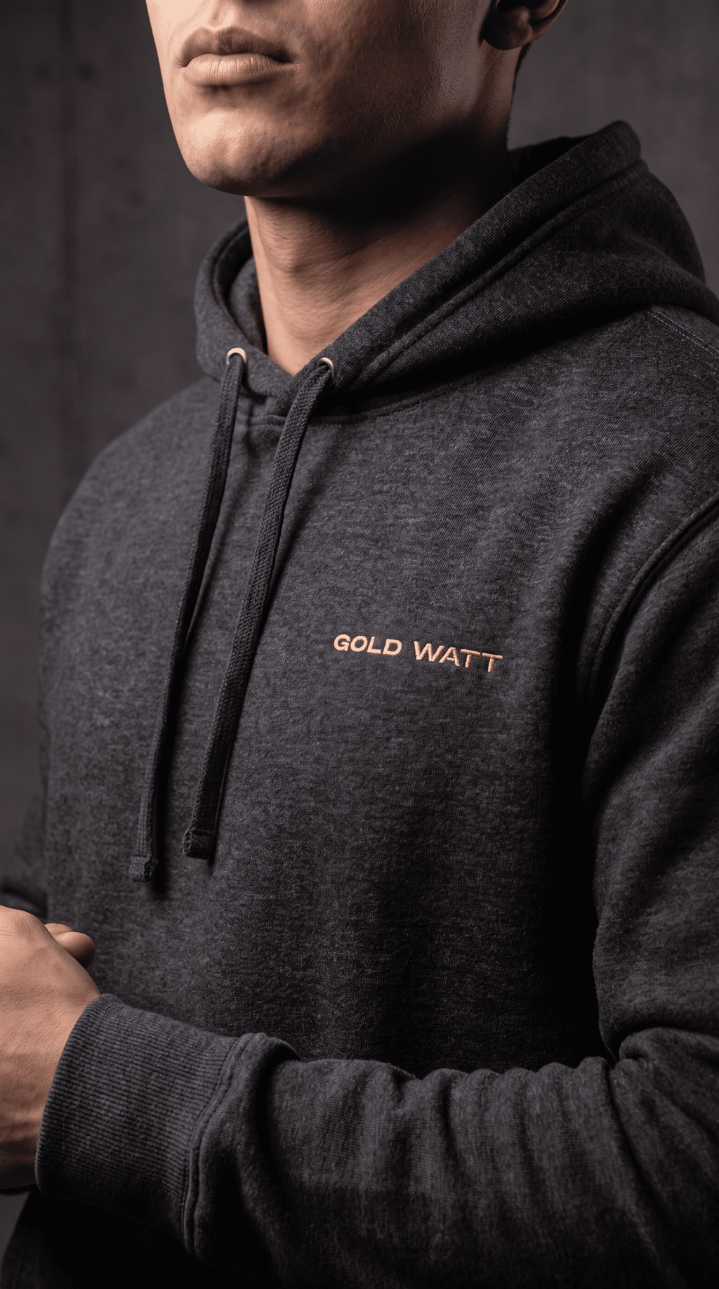 DESIGUALES Hoodie — Gold Watt