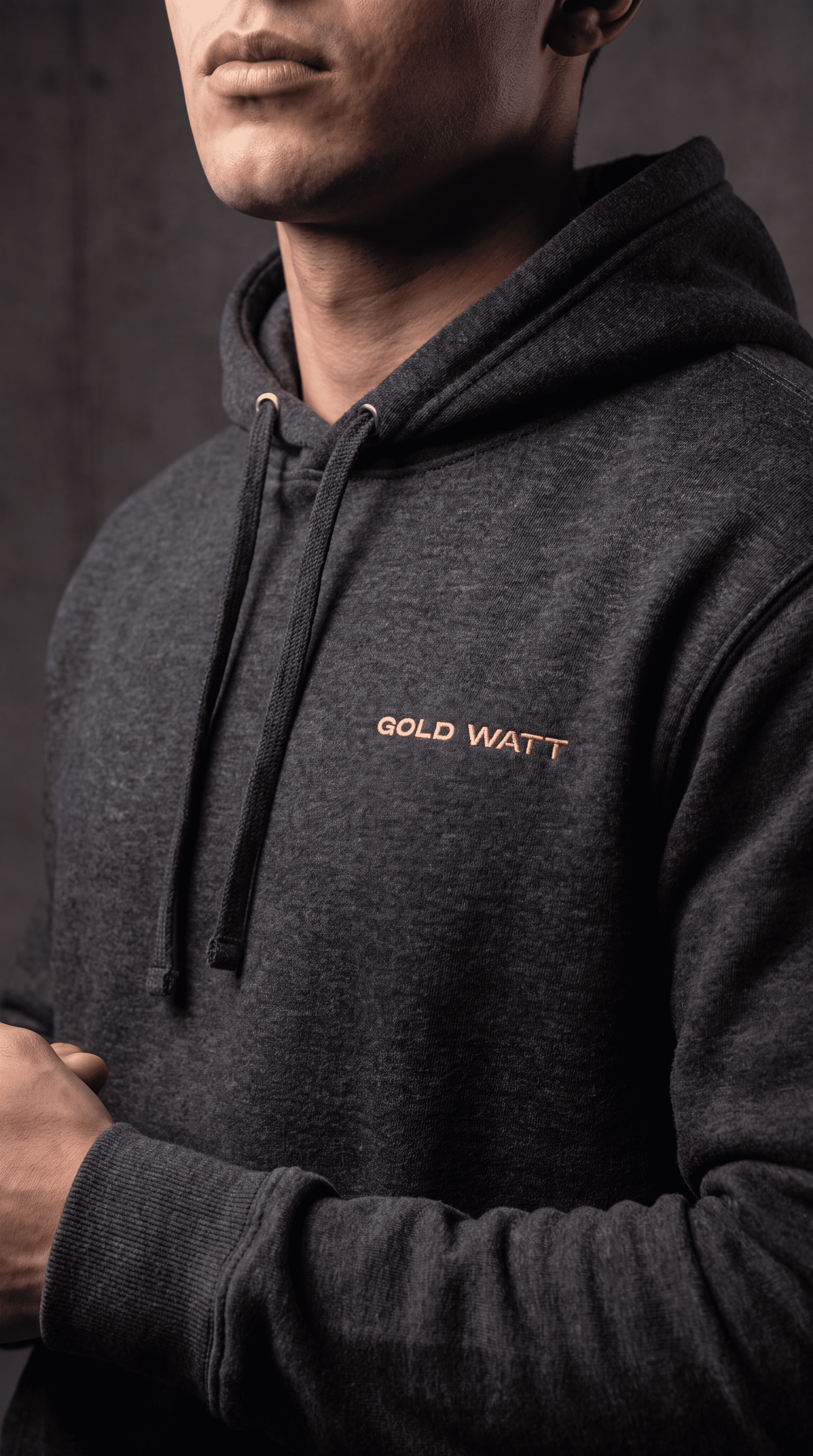 DESIGUALES Hoodie — Gold Watt