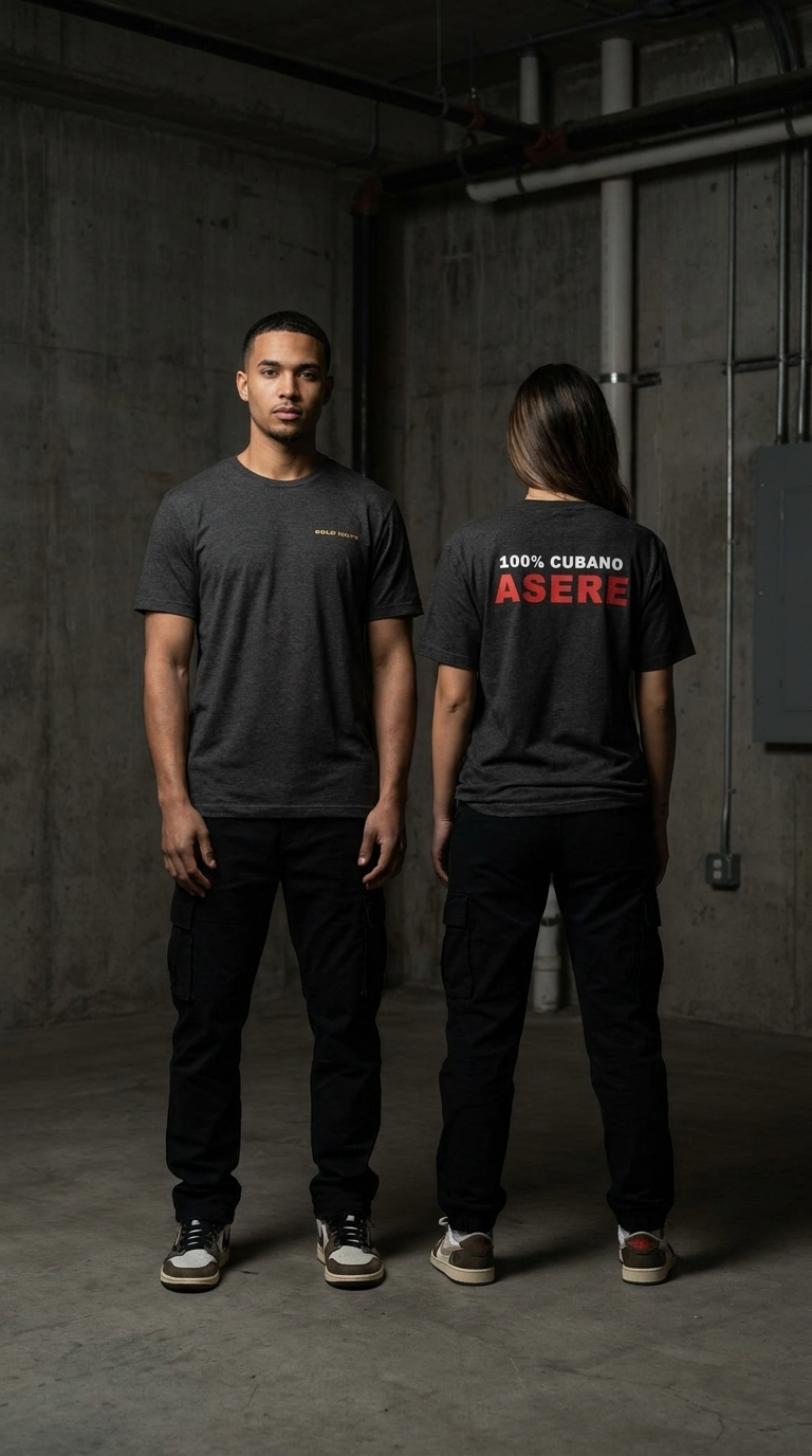 ASERE T-Shirt — Gold Watt