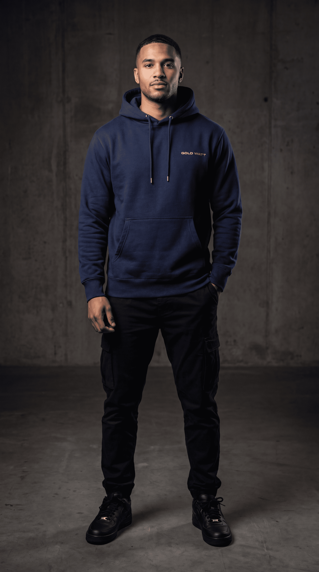 DESIGUALES Hoodie — Gold Watt