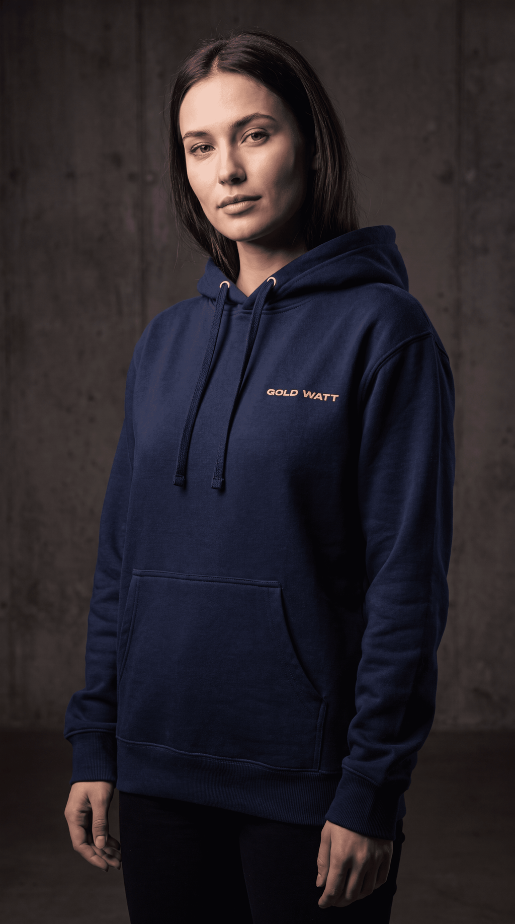 DESIGUALES Hoodie — Gold Watt