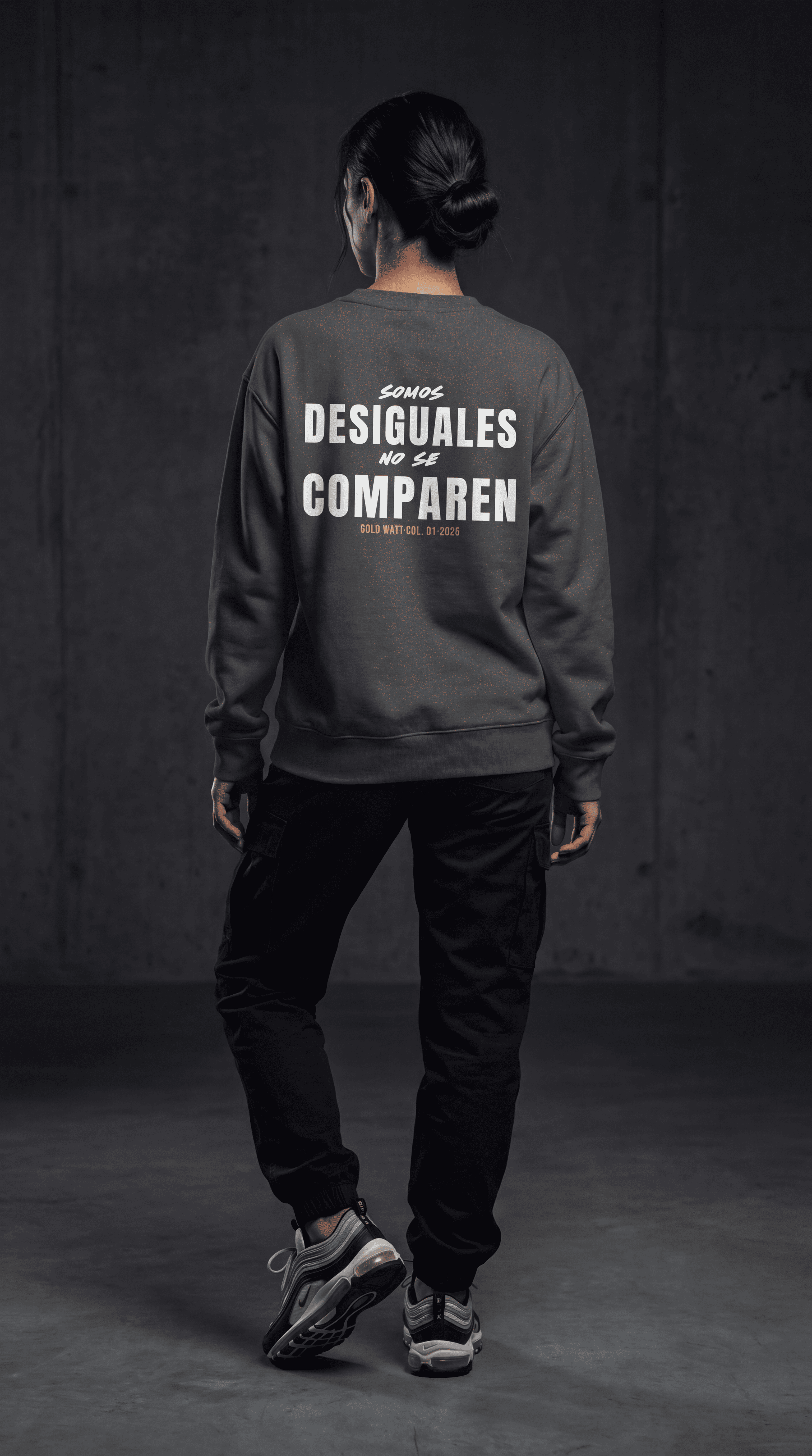 DESIGUALES Sweatshirt — Gold Watt