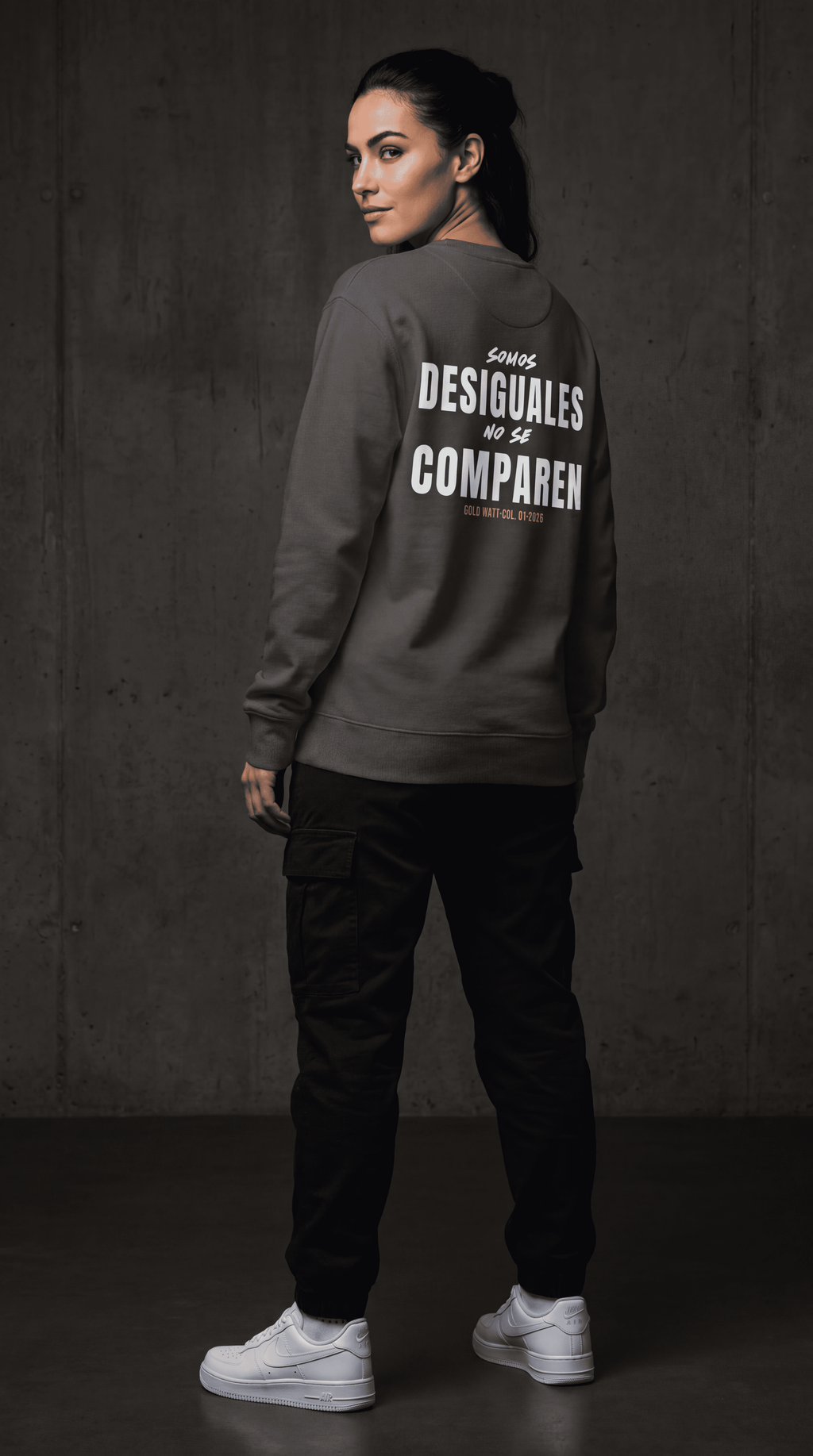 DESIGUALES Sweatshirt — Gold Watt