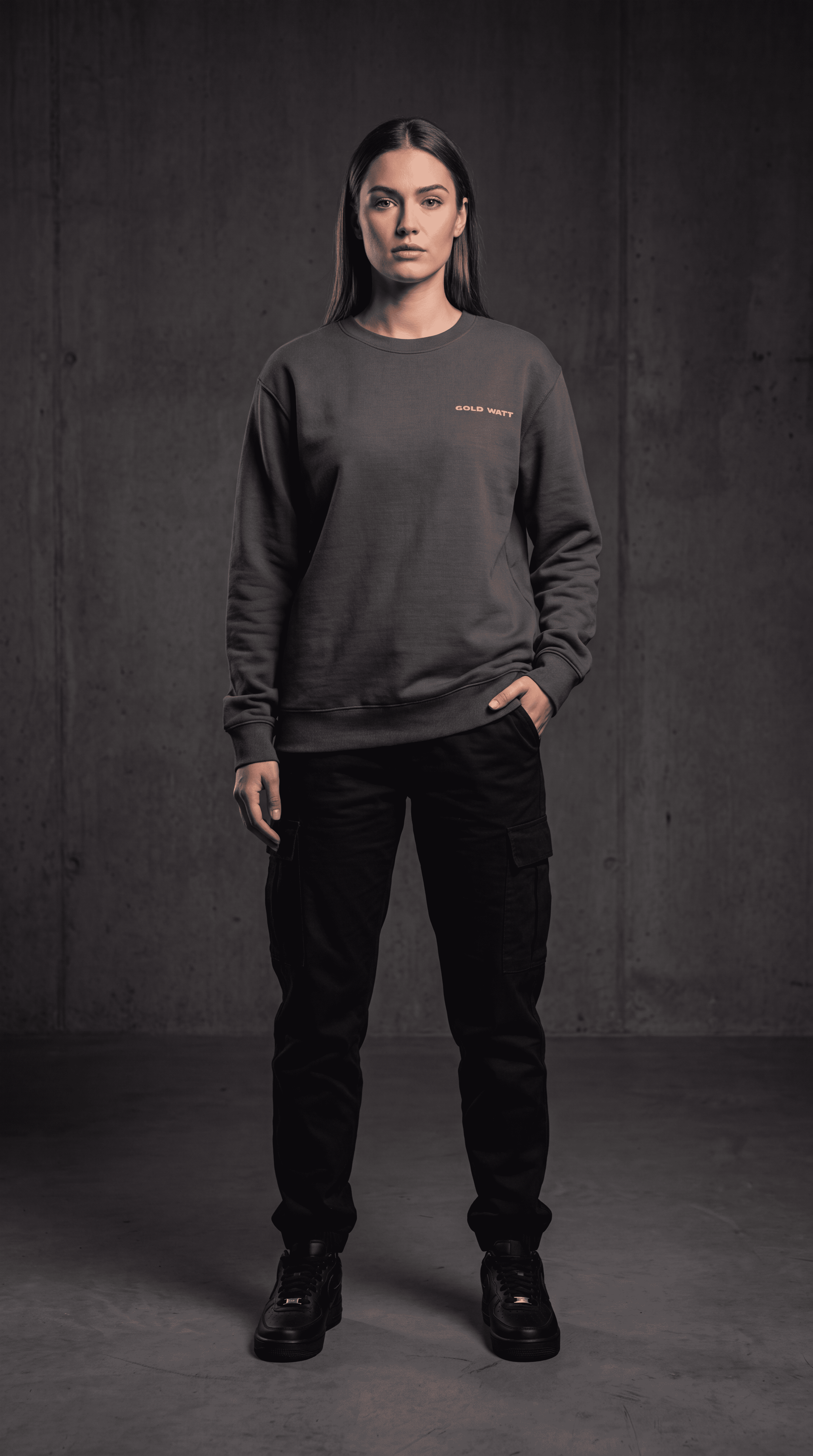 DESIGUALES Sweatshirt — Gold Watt Col. 01