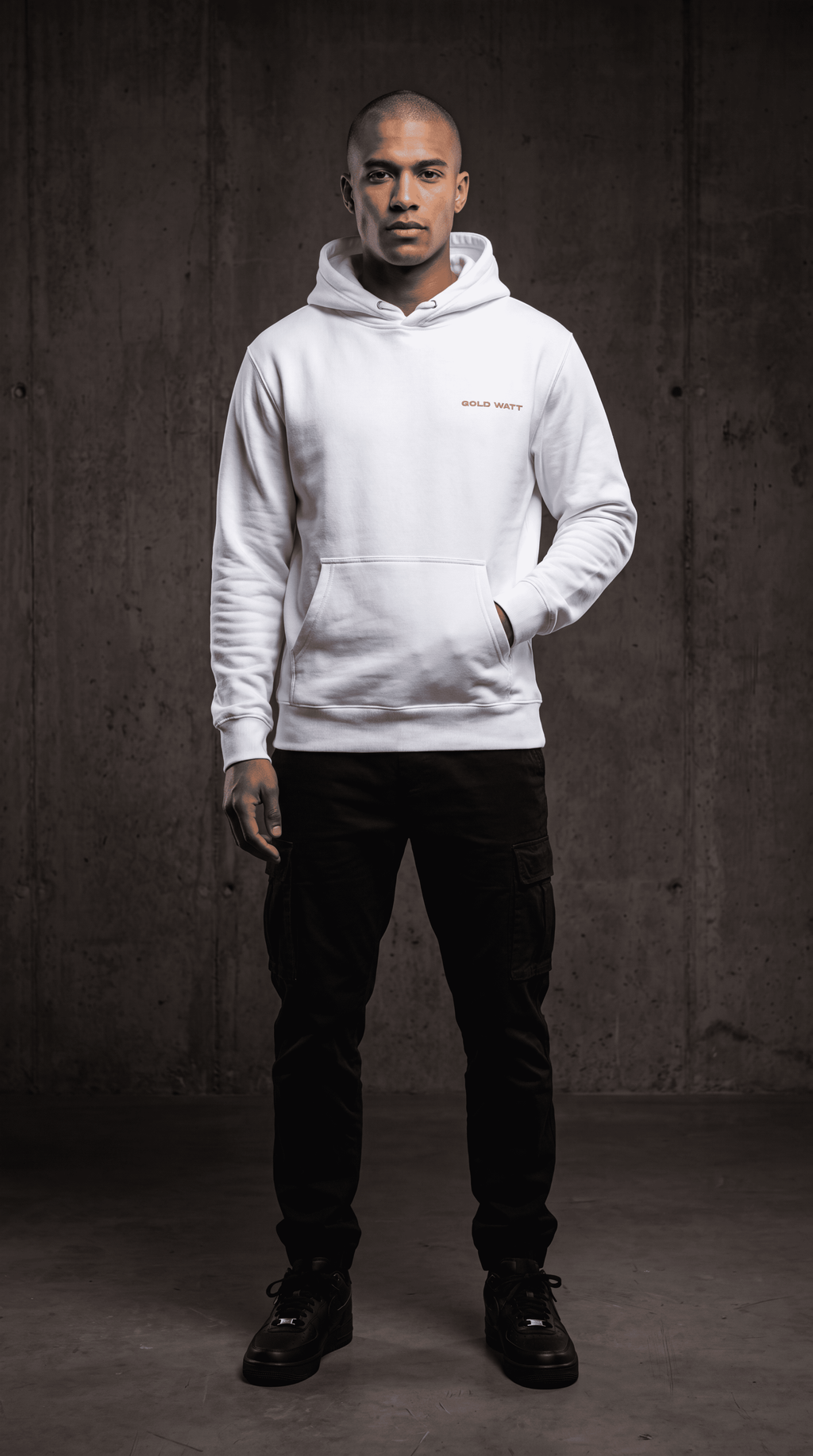 DESIGUALES Hoodie — Gold Watt