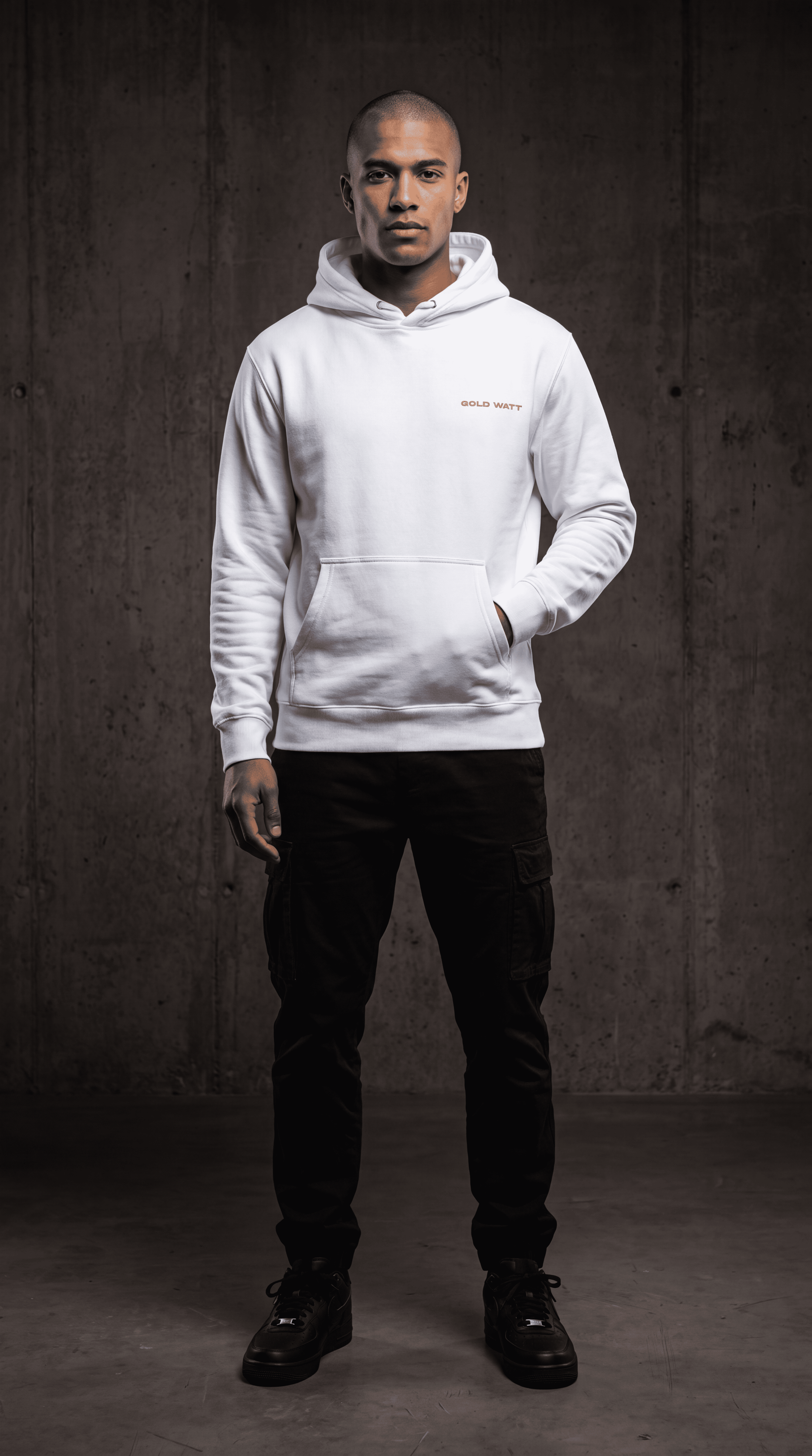 DESIGUALES Hoodie — Gold Watt