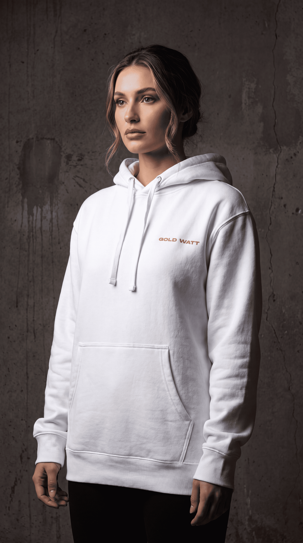 DESIGUALES Hoodie — Gold Watt