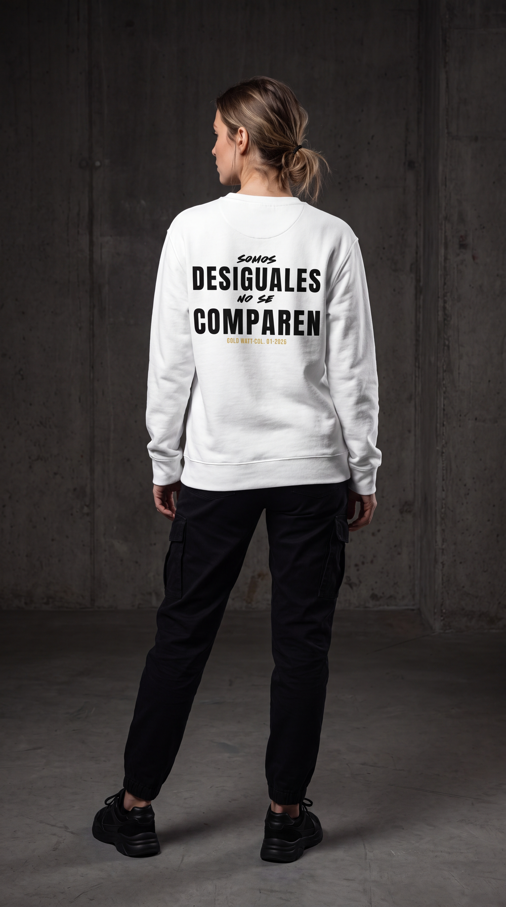 DESIGUALES Sweatshirt — Gold Watt
