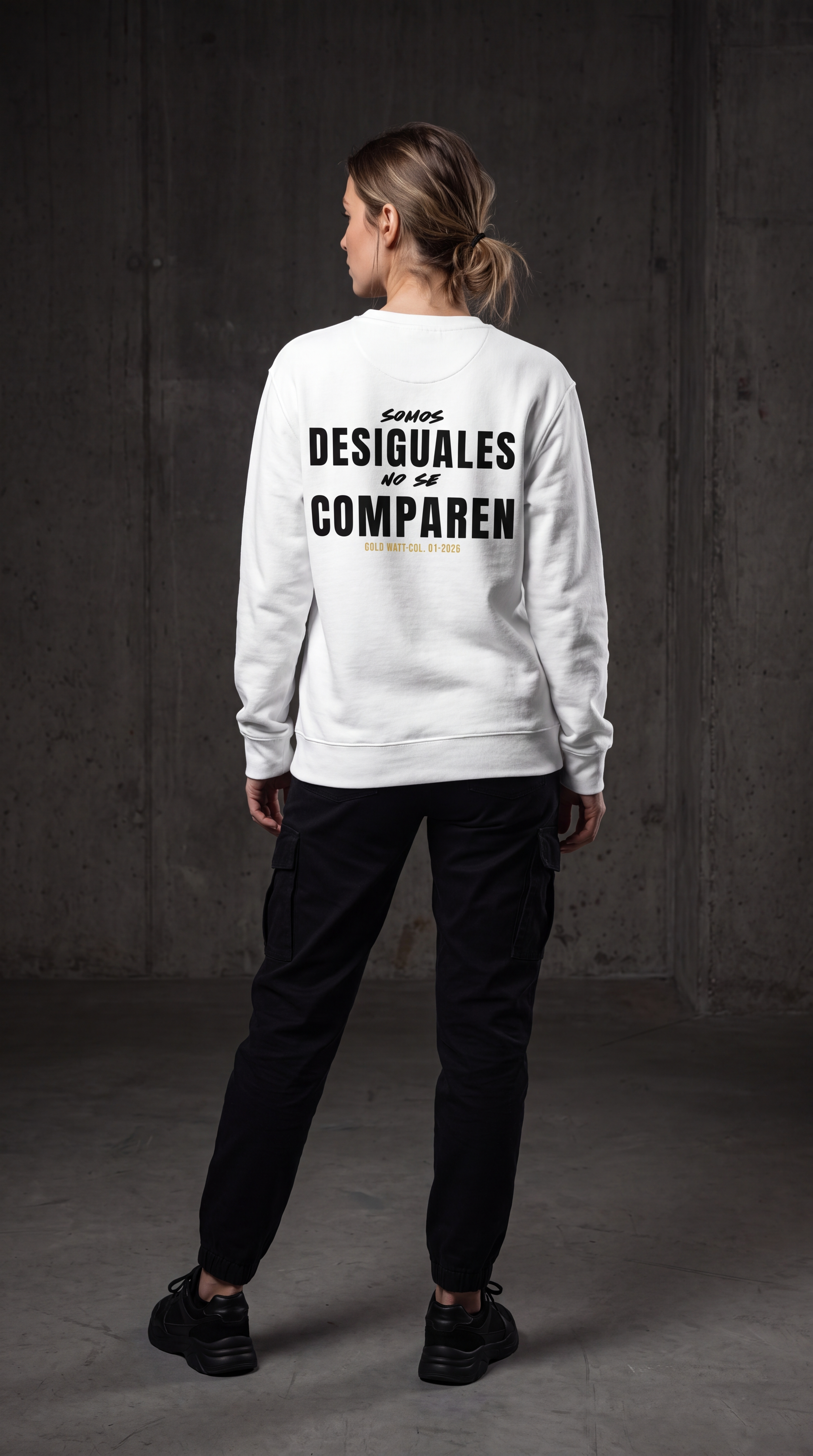 DESIGUALES Sweatshirt — Gold Watt