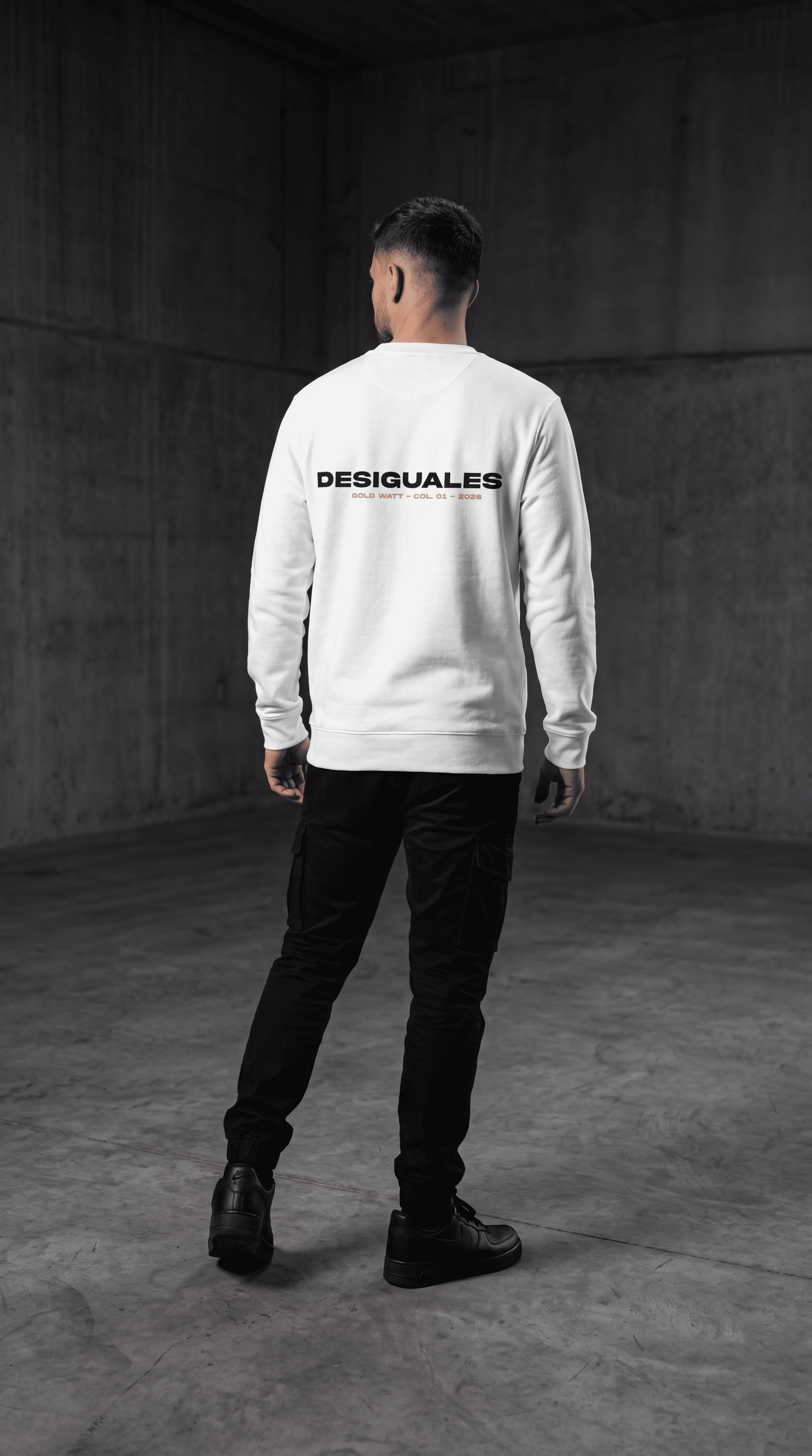 DESIGUALES Sweatshirt — Gold Watt Col. 01