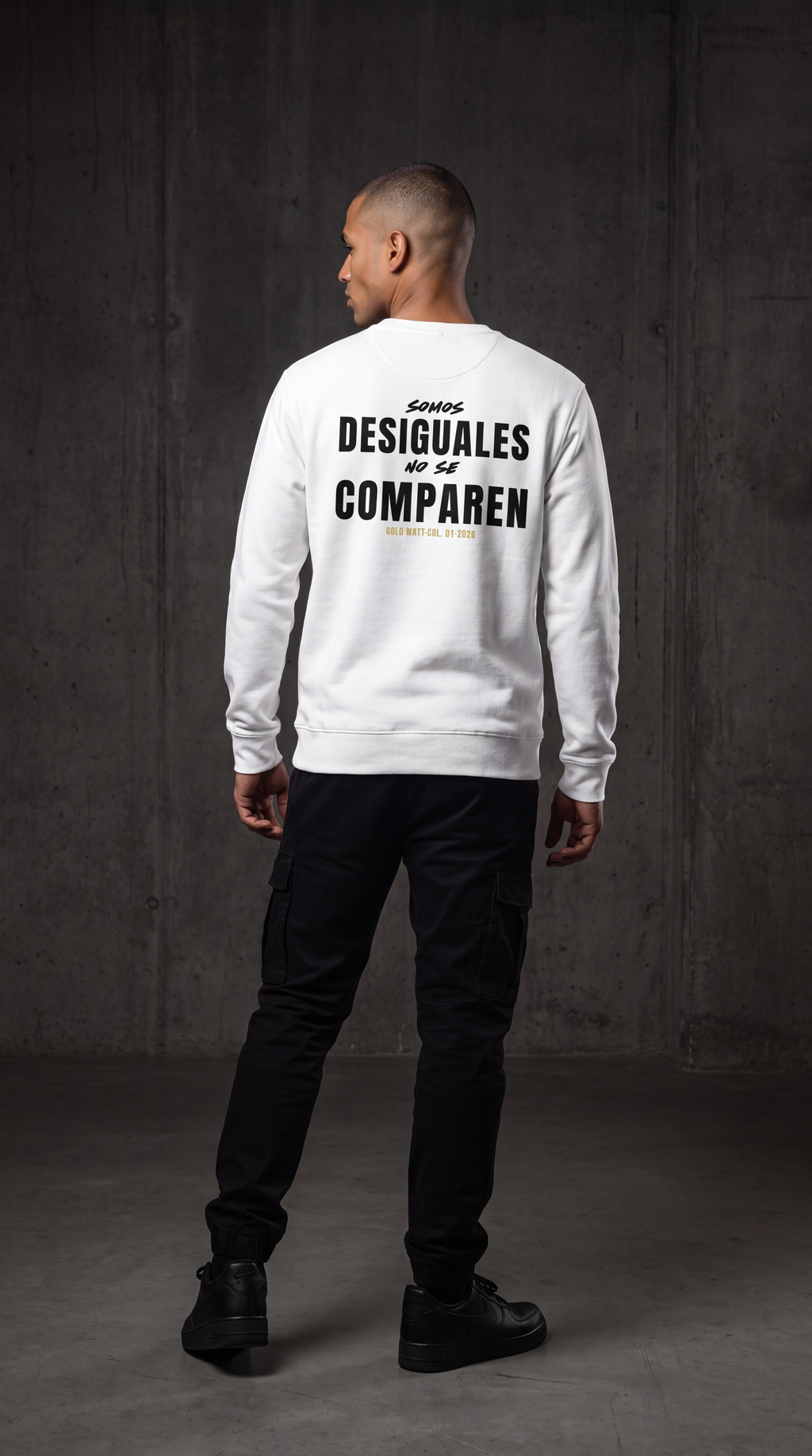 DESIGUALES Sweatshirt — Gold Watt