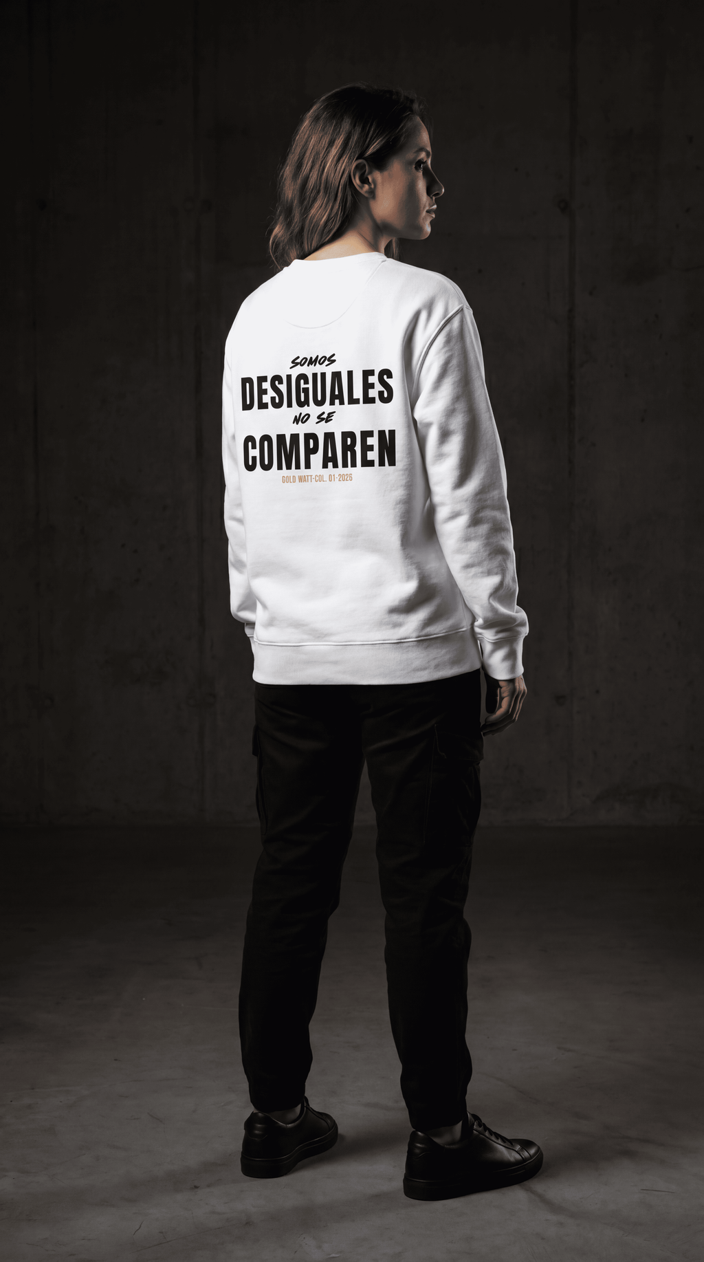 DESIGUALES Sweatshirt — Gold Watt