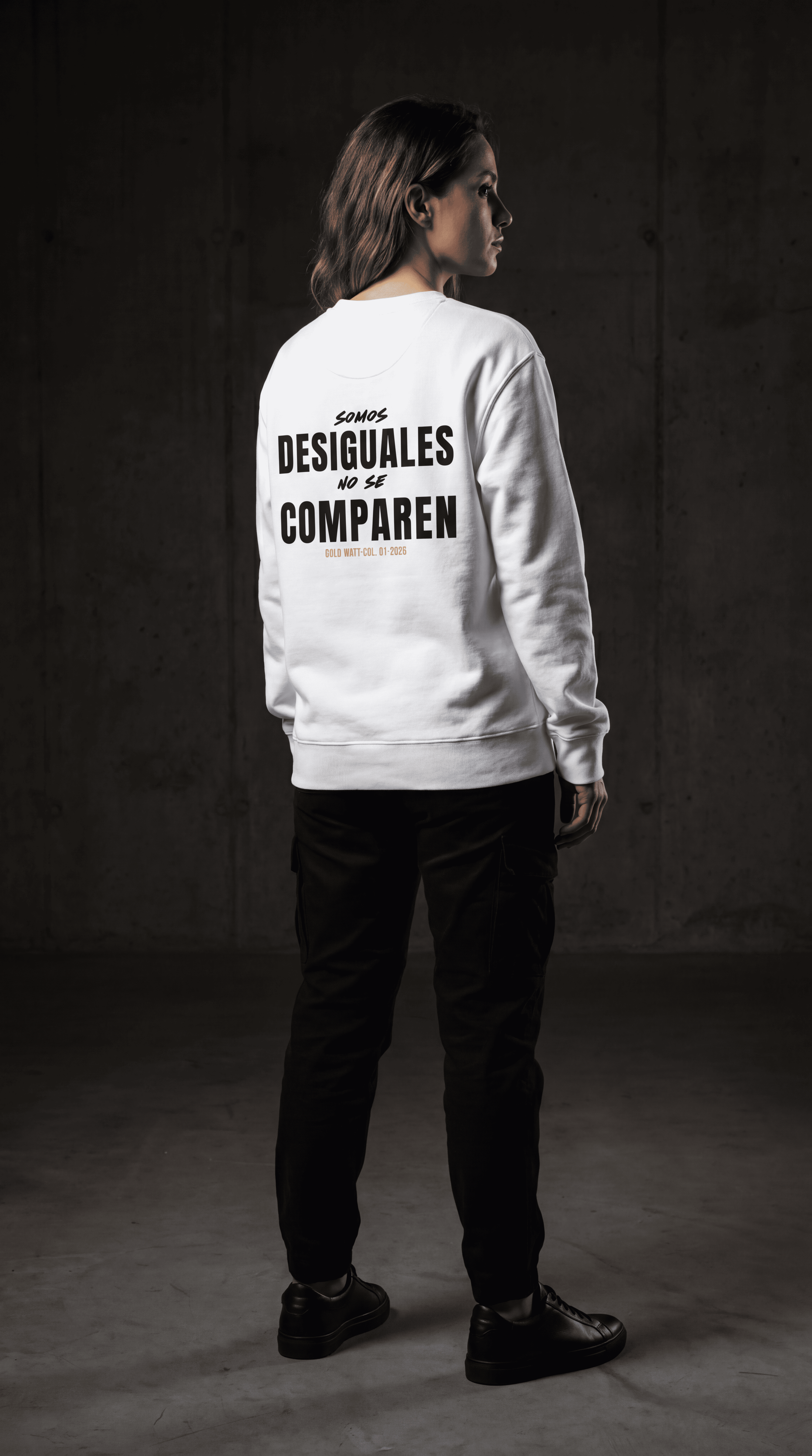 DESIGUALES Sweatshirt — Gold Watt